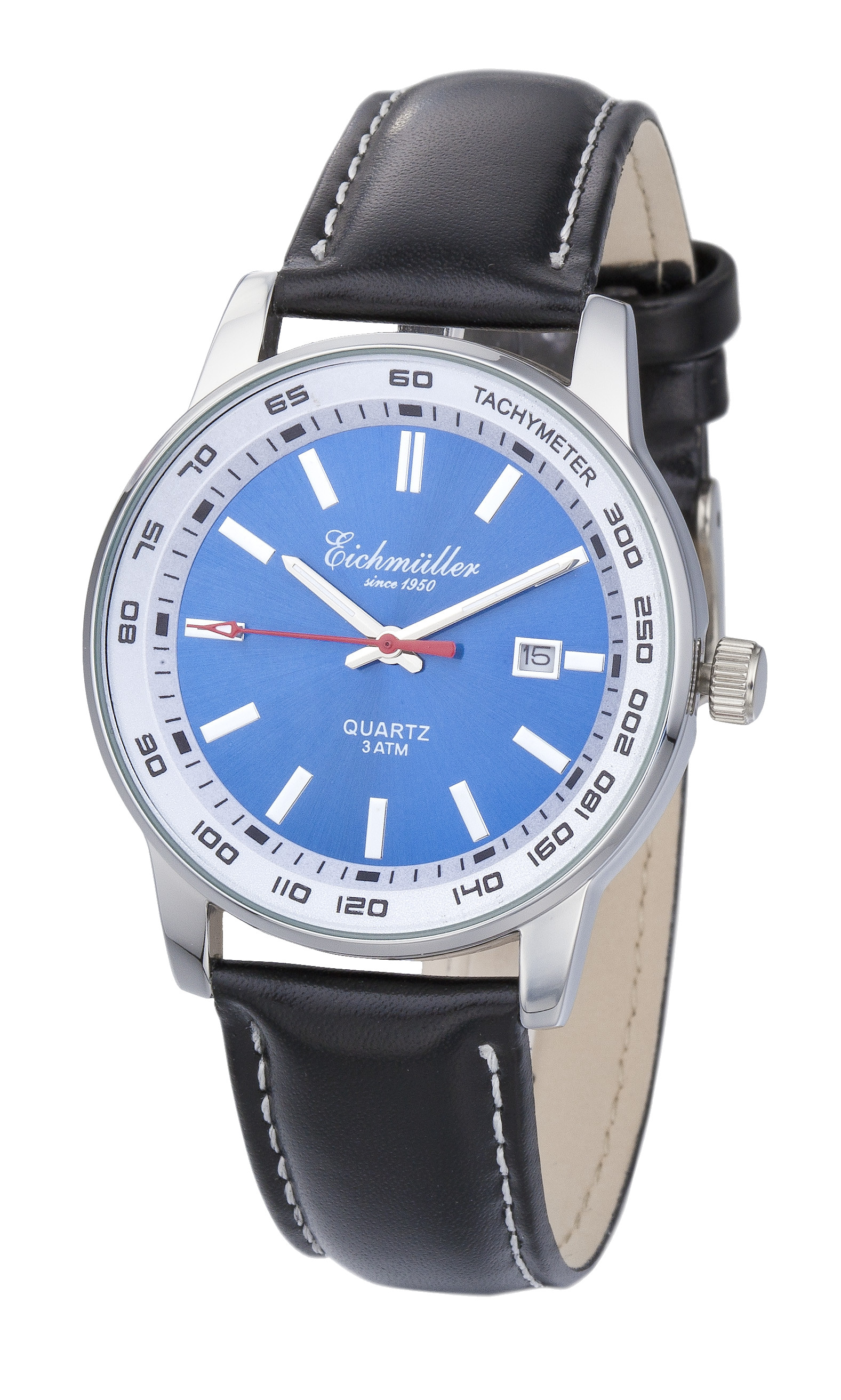Eichmüller RE1164 Sportliche Herrenuhr Blau 40 mm