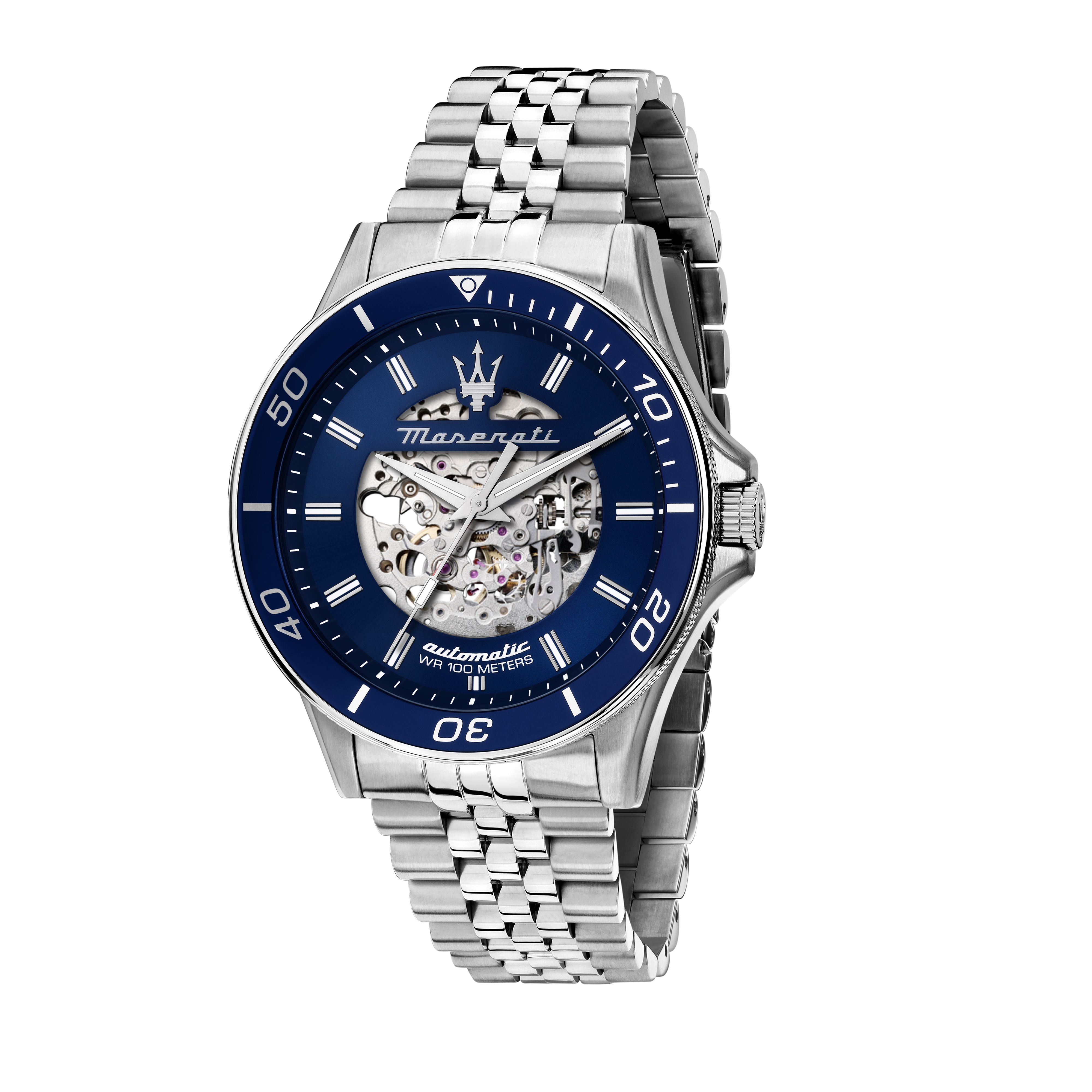 Maserati Sfida Automatikuhr R8823140011 Edelstahlband 44 mm
