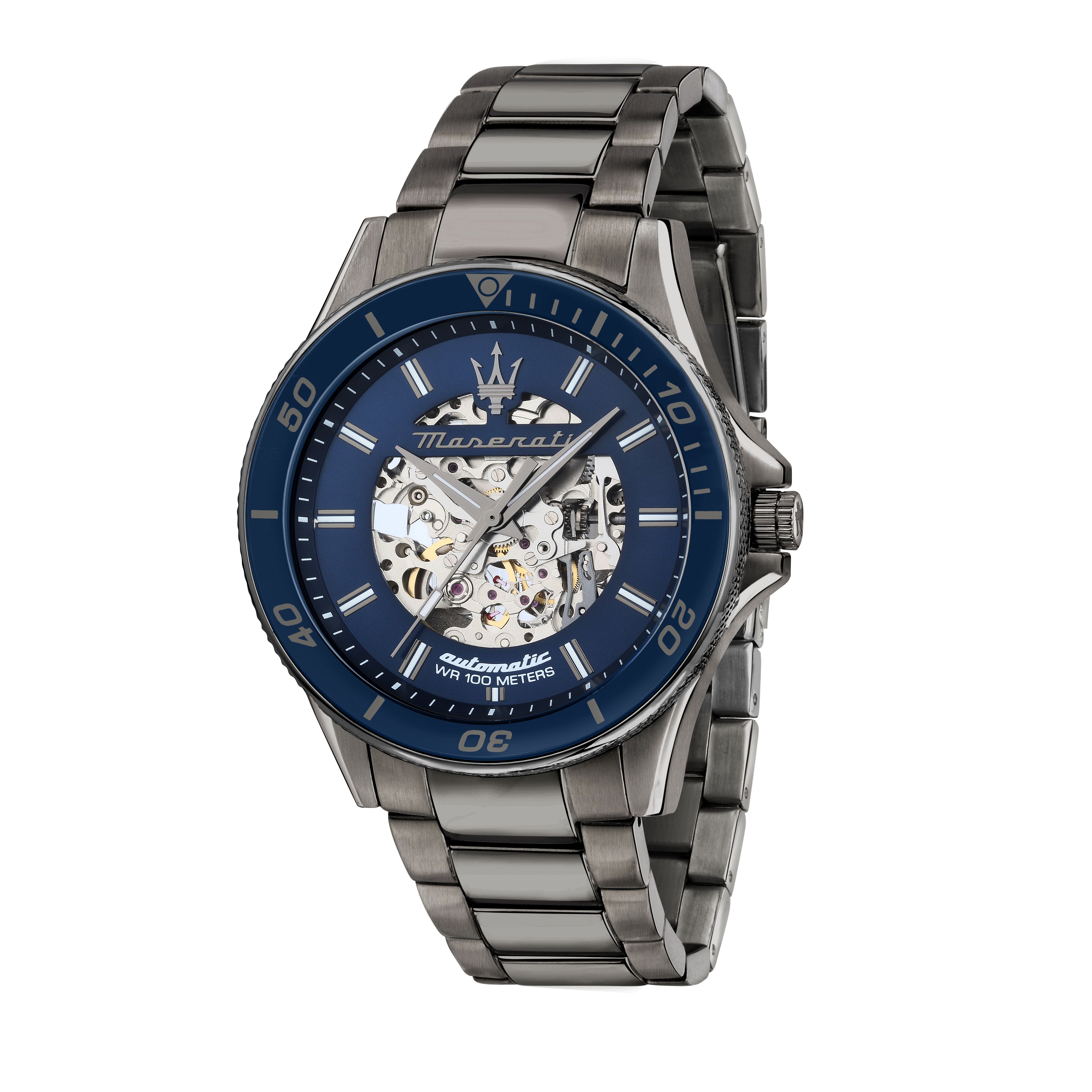 Maserati Sfida Automatikuhr R8823140015 Edelstahlband 44 mm