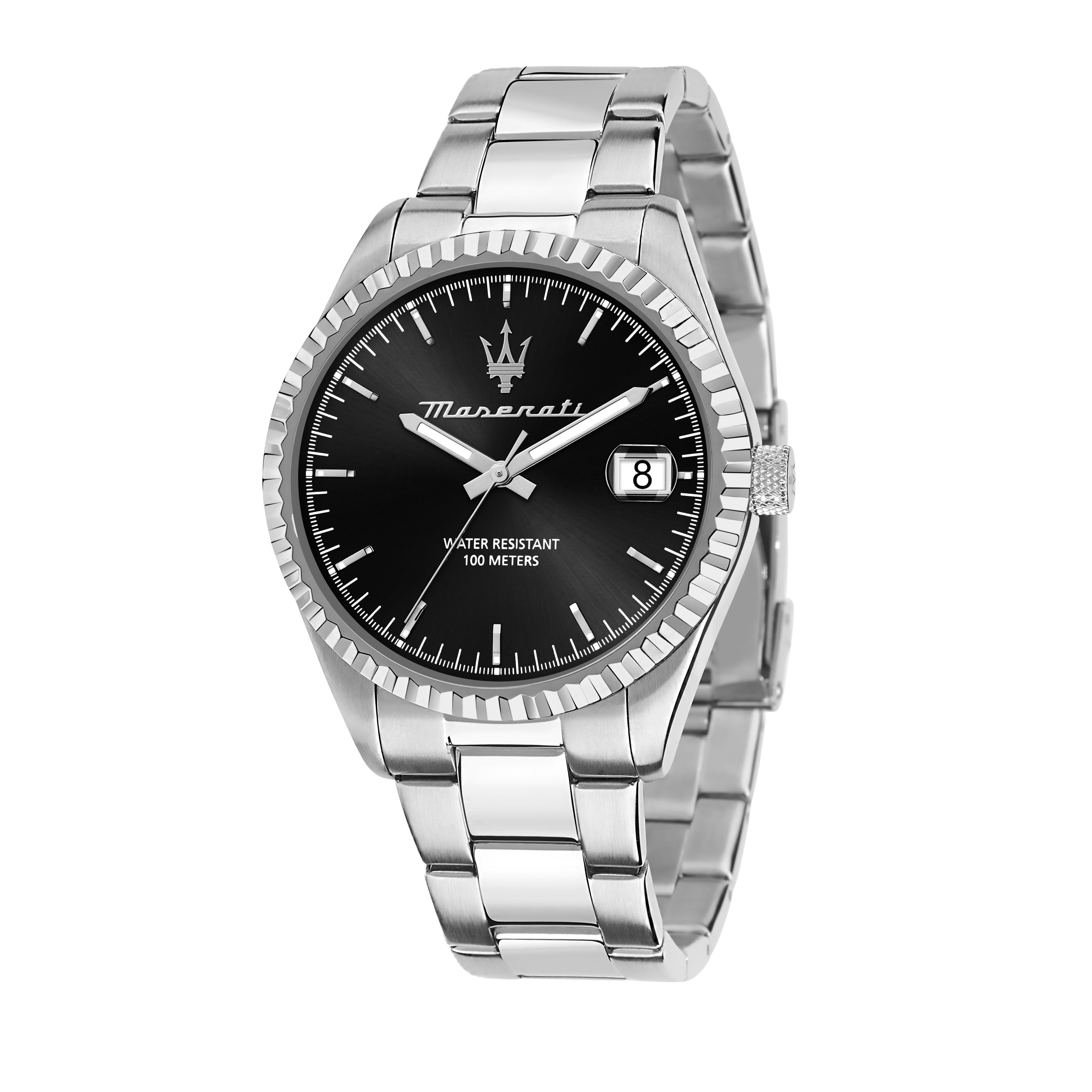 Maserati Competizione Herrenuhr R8853100028 Edelstahlband 43 mm Maserati Competizione Herrenuhr R8853100028 Edelstahlband 43 mm