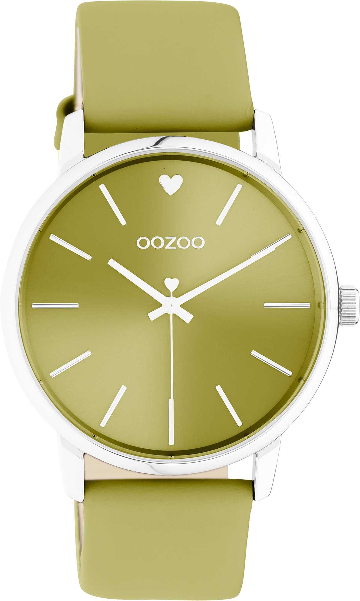 C10986 Oozoo Damenuhr C10986 Armbanduhr Ockerfarben Lederband 40 mm