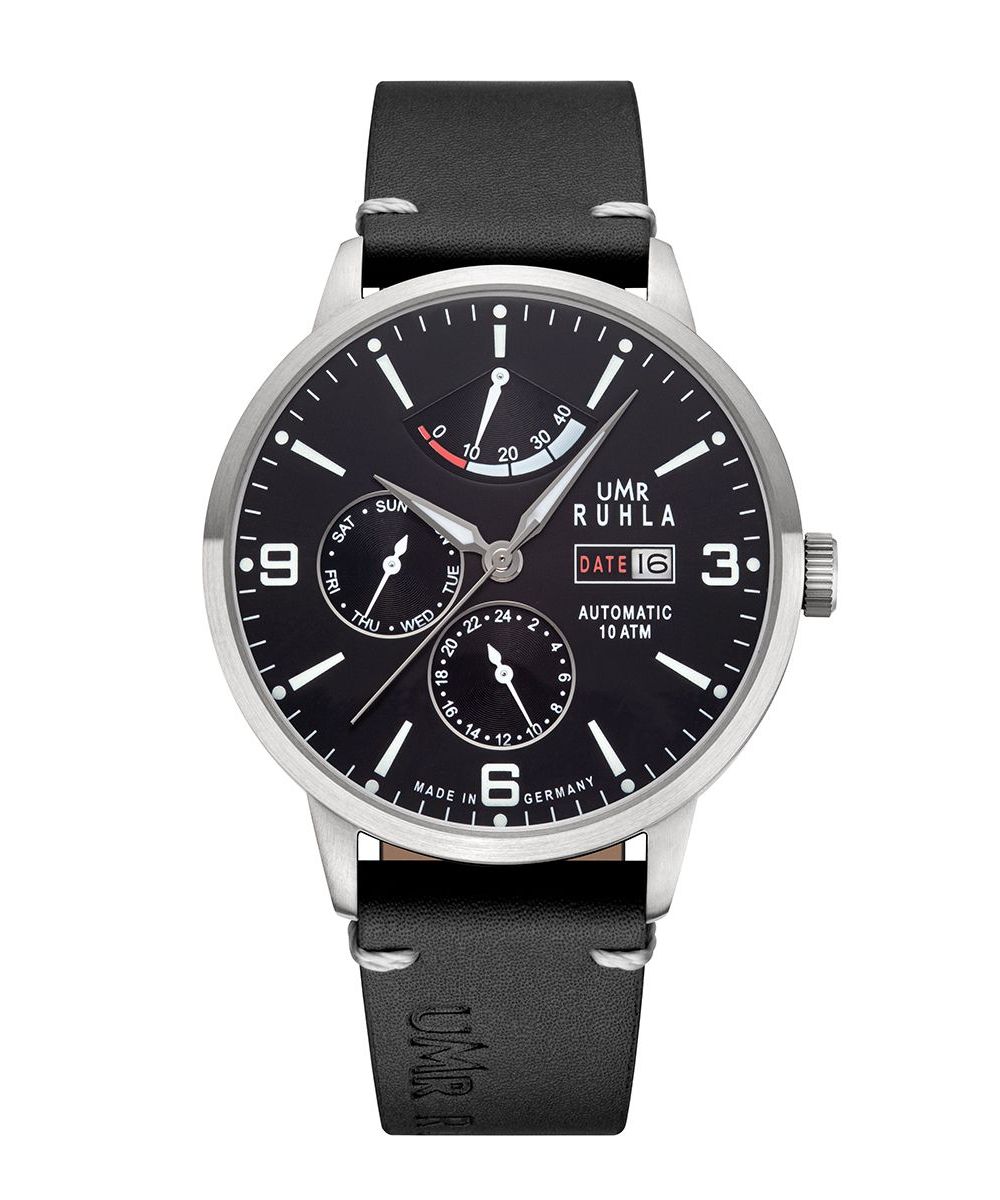 UMR Ruhla Herren Automatikuhr 80271 Lederband 42 mm Made in Germany