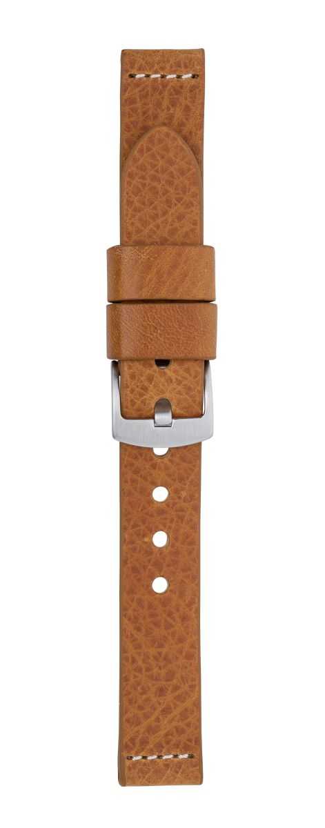 Eichmüller XXL Leder Uhrenarmband 20,22 oder 24 mm hellbraun weich genarbt