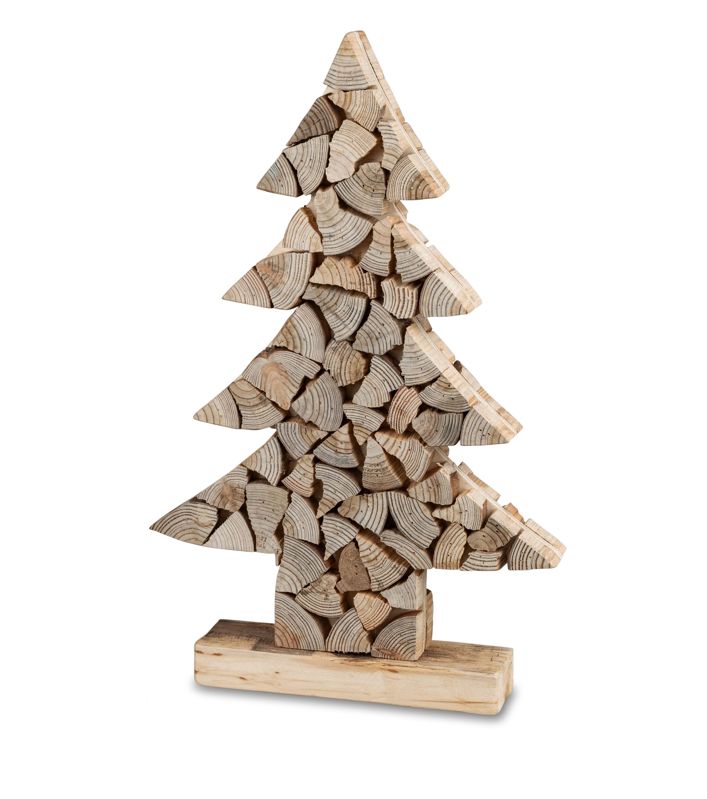 Formano Dekoobjekt Weihnachtsbaum Holz 575258 - 52 cm