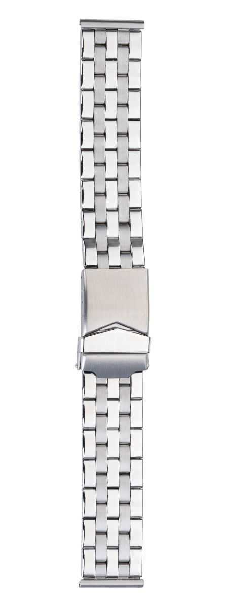 Eichmüller 076 Edelstahlband Uhrenarmband 20 oder 22 mm teilpoliert Faltschließe