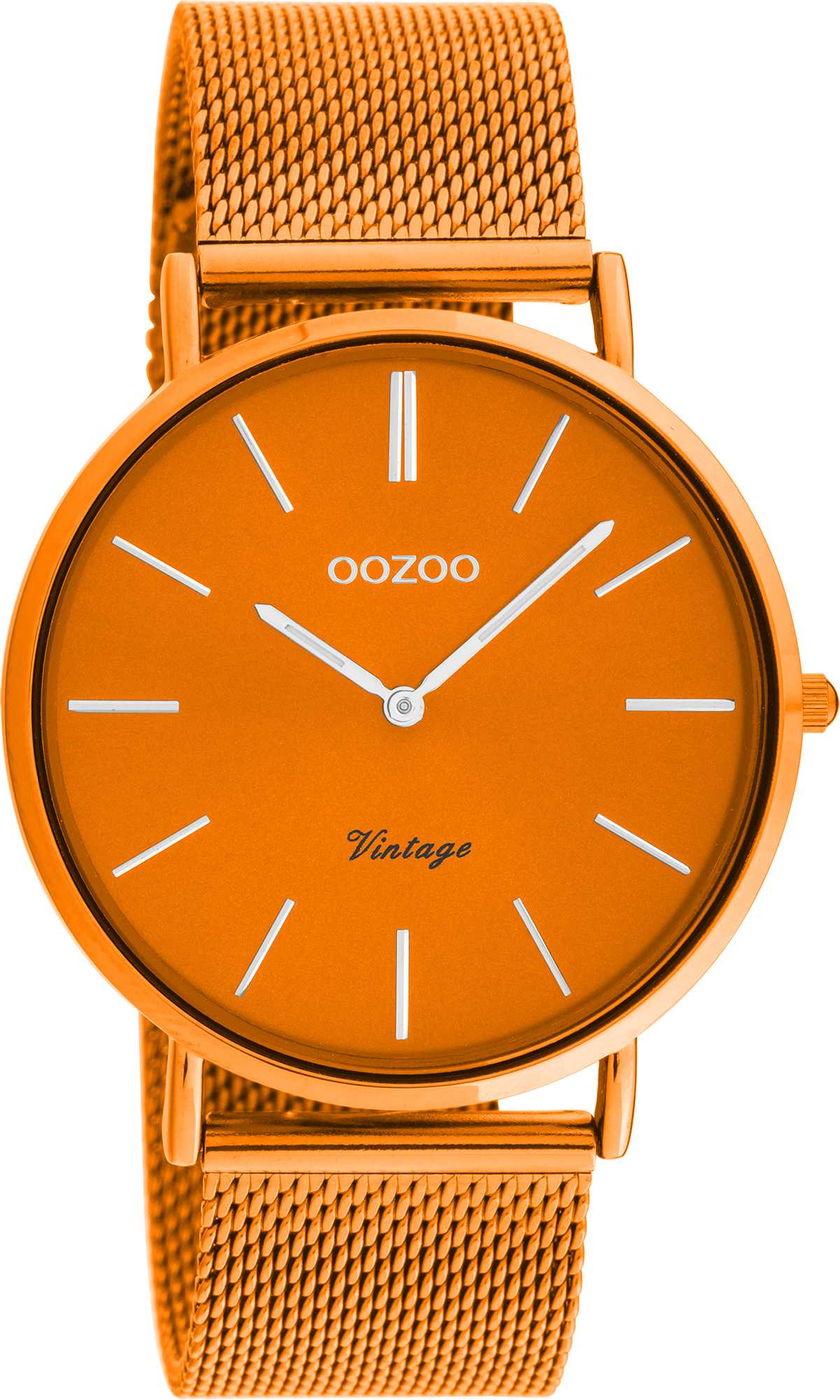C20274 Oozoo Vintage Damenuhr C20274 Orange Milanaiseband 40 mm