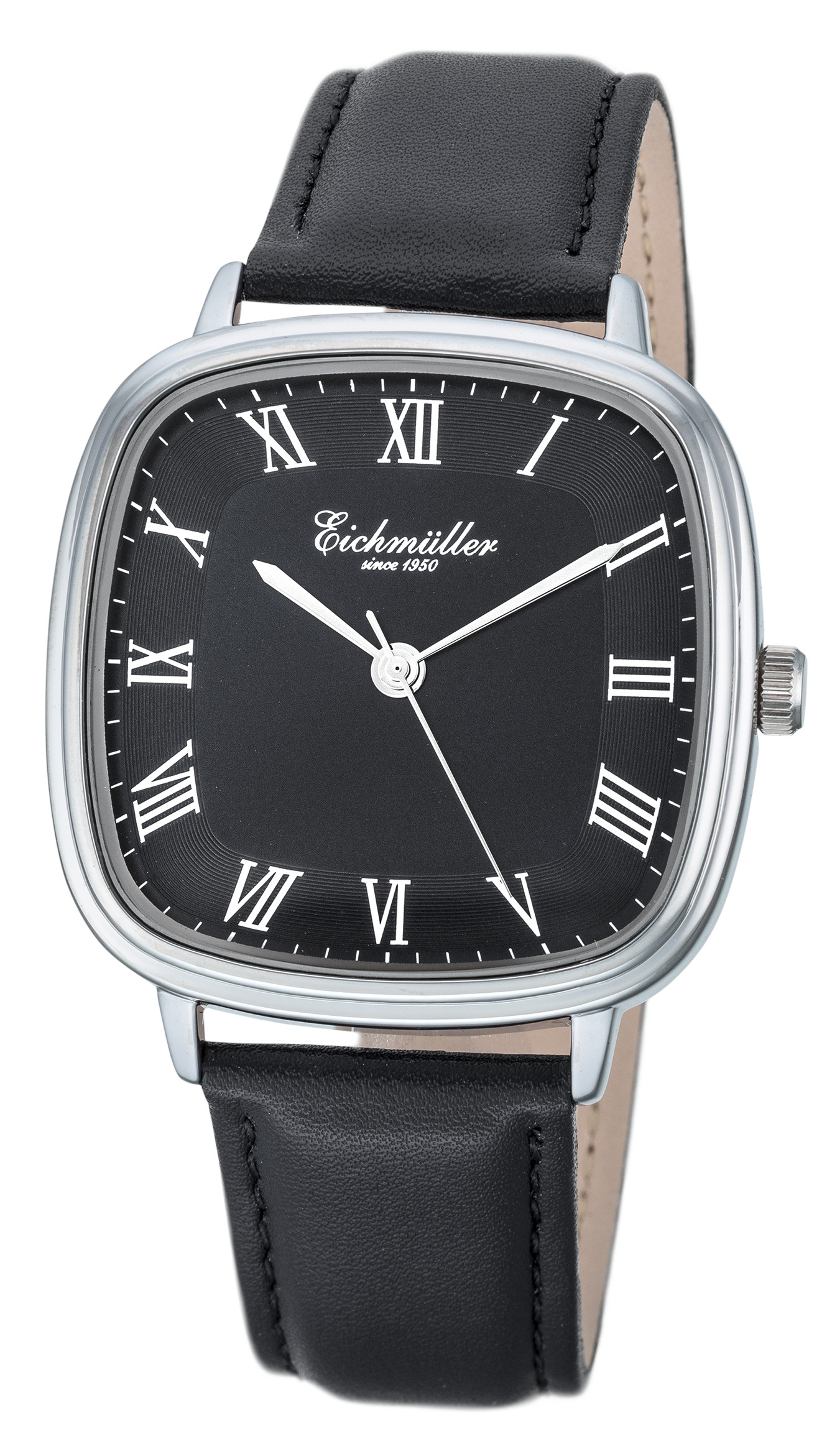 Eichmüller Klassische Herrenuhr RE1145 Schwarz 39 mm