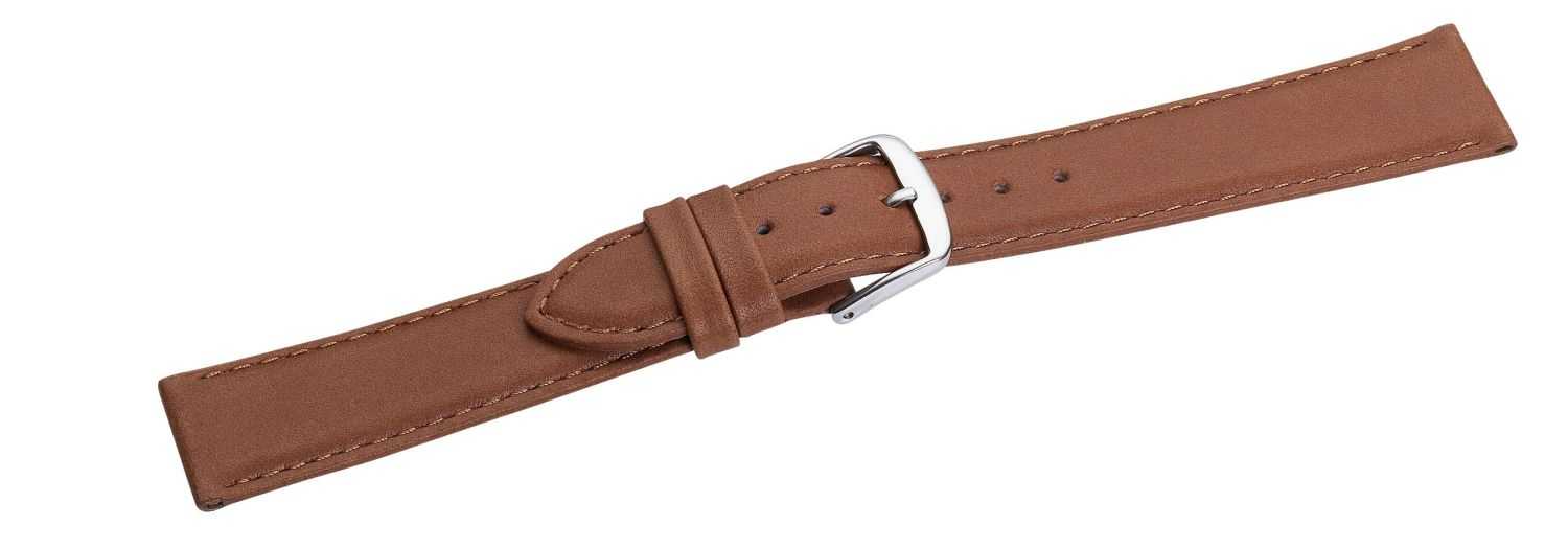 Eichmüller 704 Lederband Uhrenband 12,14,16,18 oder 20 mm glatt weich dunkelbraun