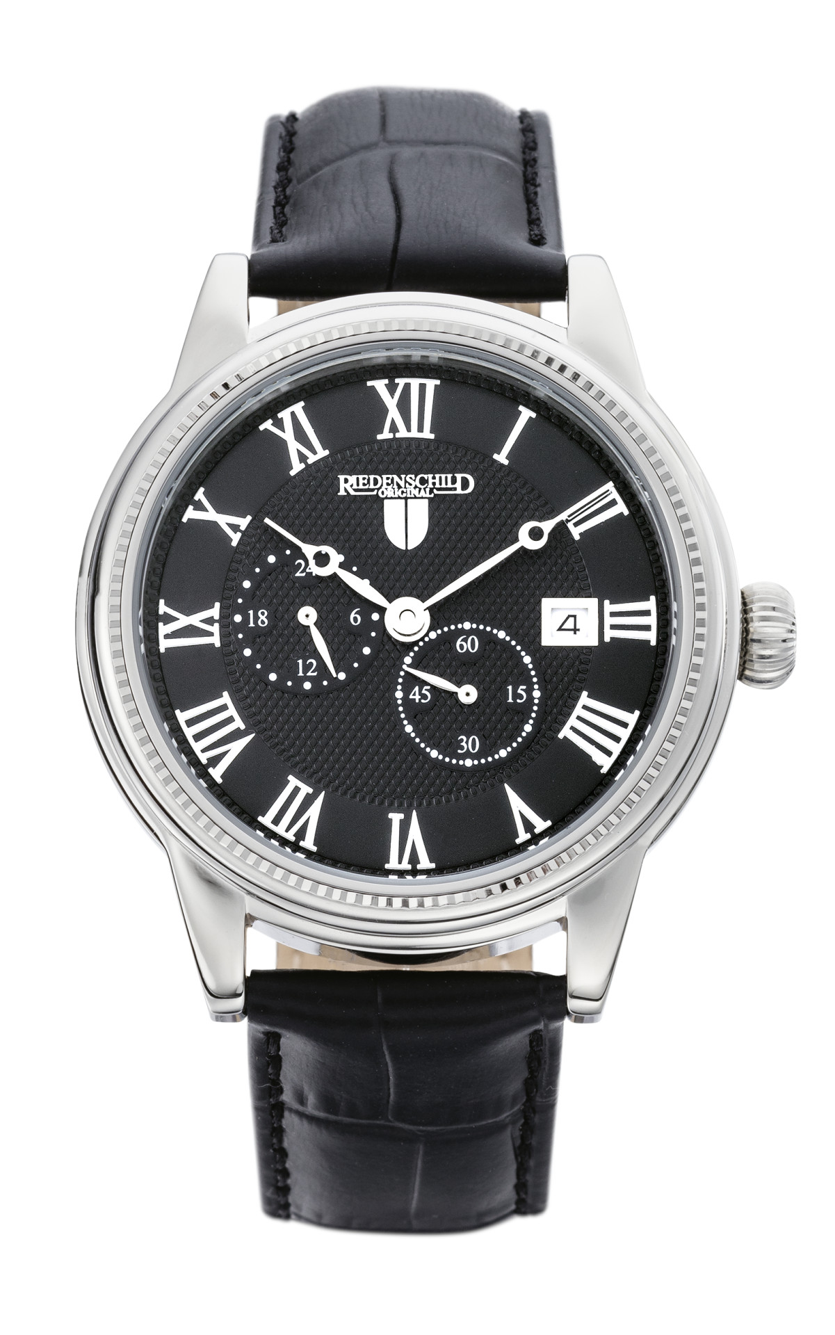 Riedenschild RS7609-01 Automatikuhr Schwarz Lederband 42 mm