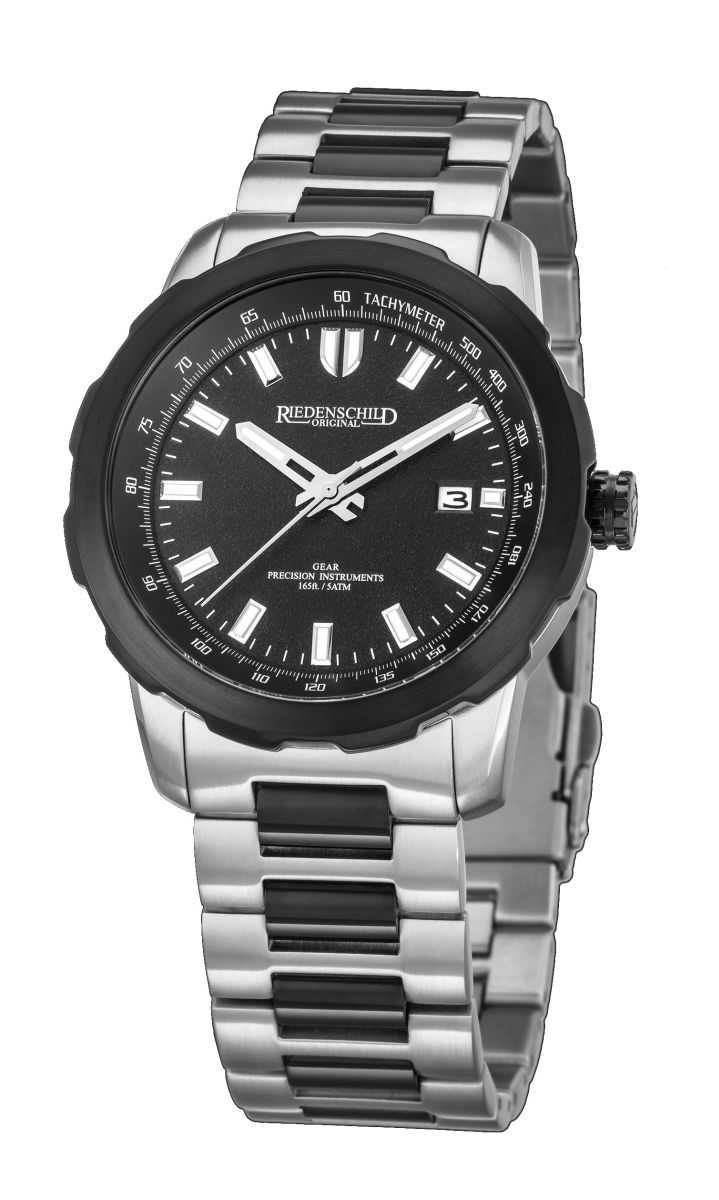 Riedenschild Gear RS5000-01 Herrenuhr Edelstahlband 44 mm