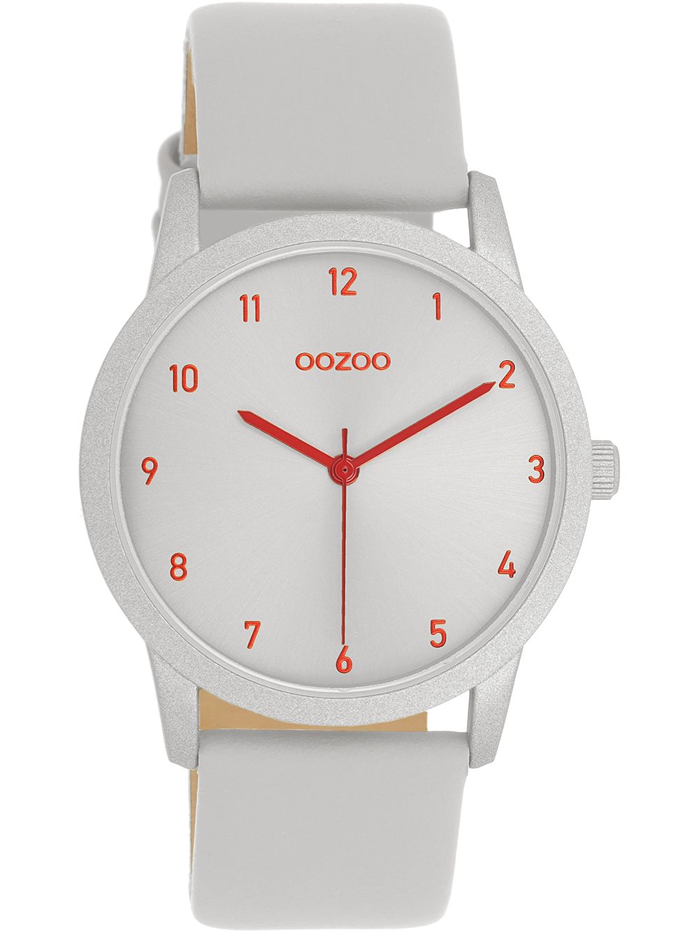 Oozoo Damenuhr C11166 Grau Lederband 38 mm