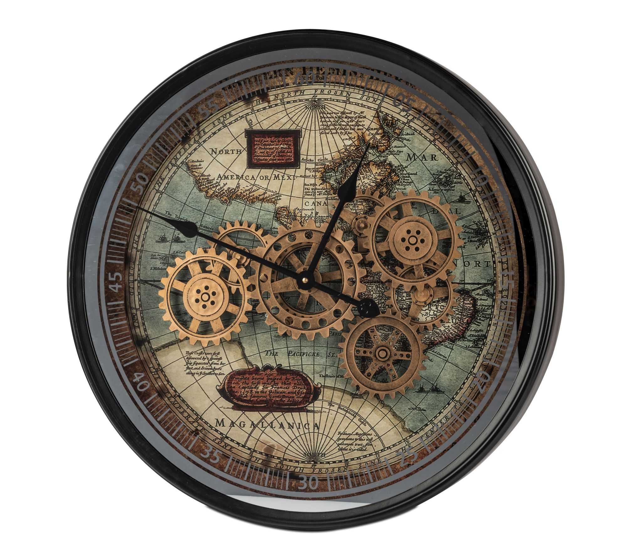 Formano Antiklook Wanduhr 676610 Offenes Räderwerk 60 cm Formano Antiklook Wanduhr 676610 Offenes Räderwerk 60 cm