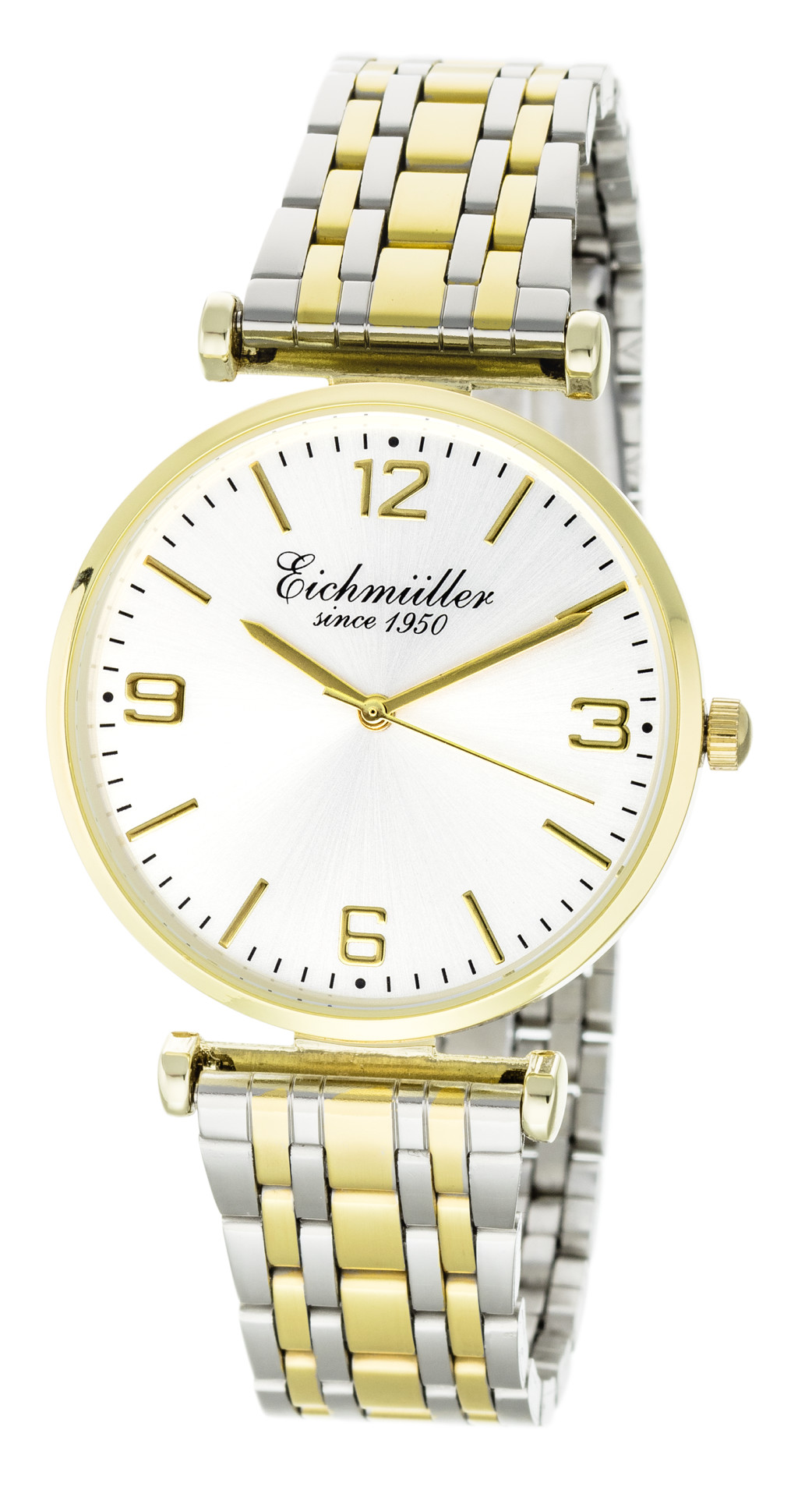 Eichmüller Damenuhr 6030-02 Goldfarben Metallband Bicolor 36 mm