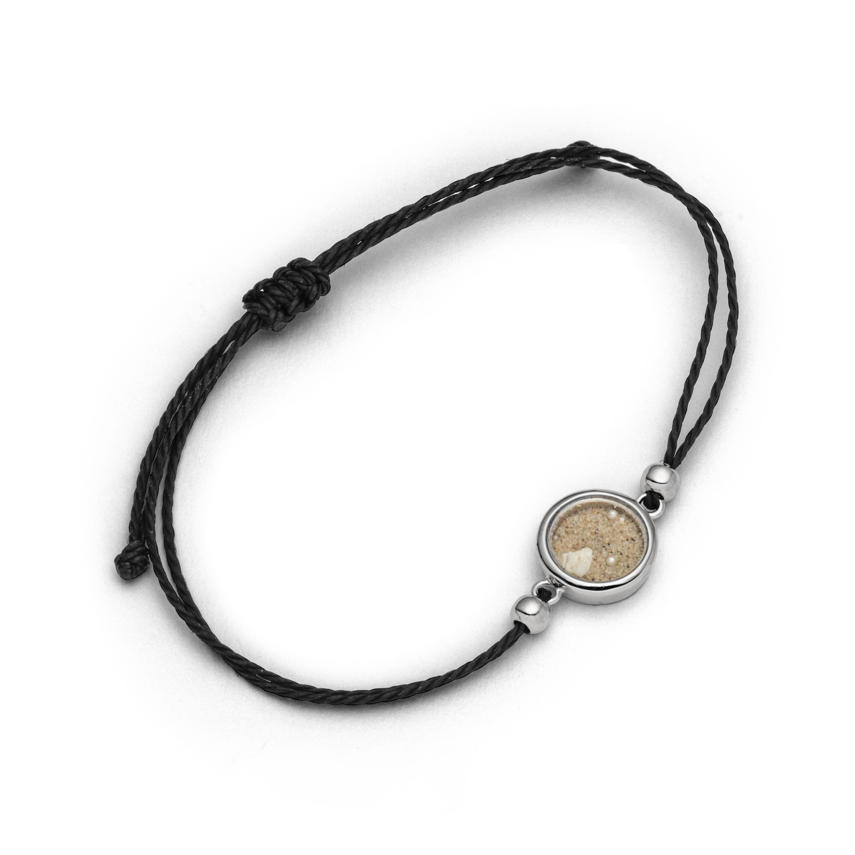 DUR Armband A1523 „Sandsturm“ Strandsand 925er Silber 25 cm