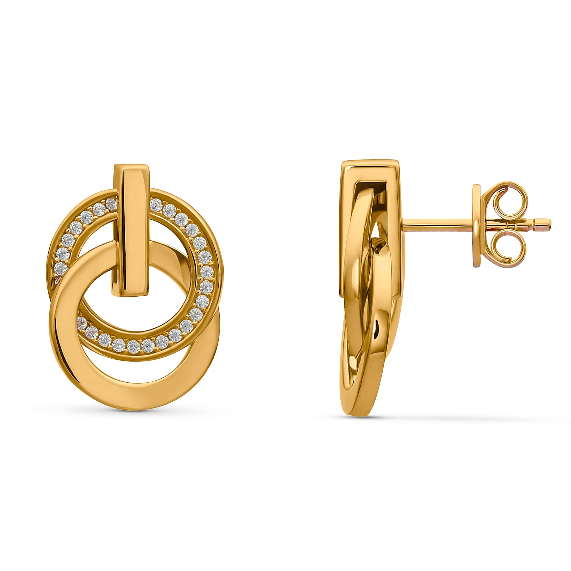 JETTE Swing 87745015 Ohrstecker für Damen Vergoldet JETTE Swing 87745015 Ohrstecker für Damen Vergoldet