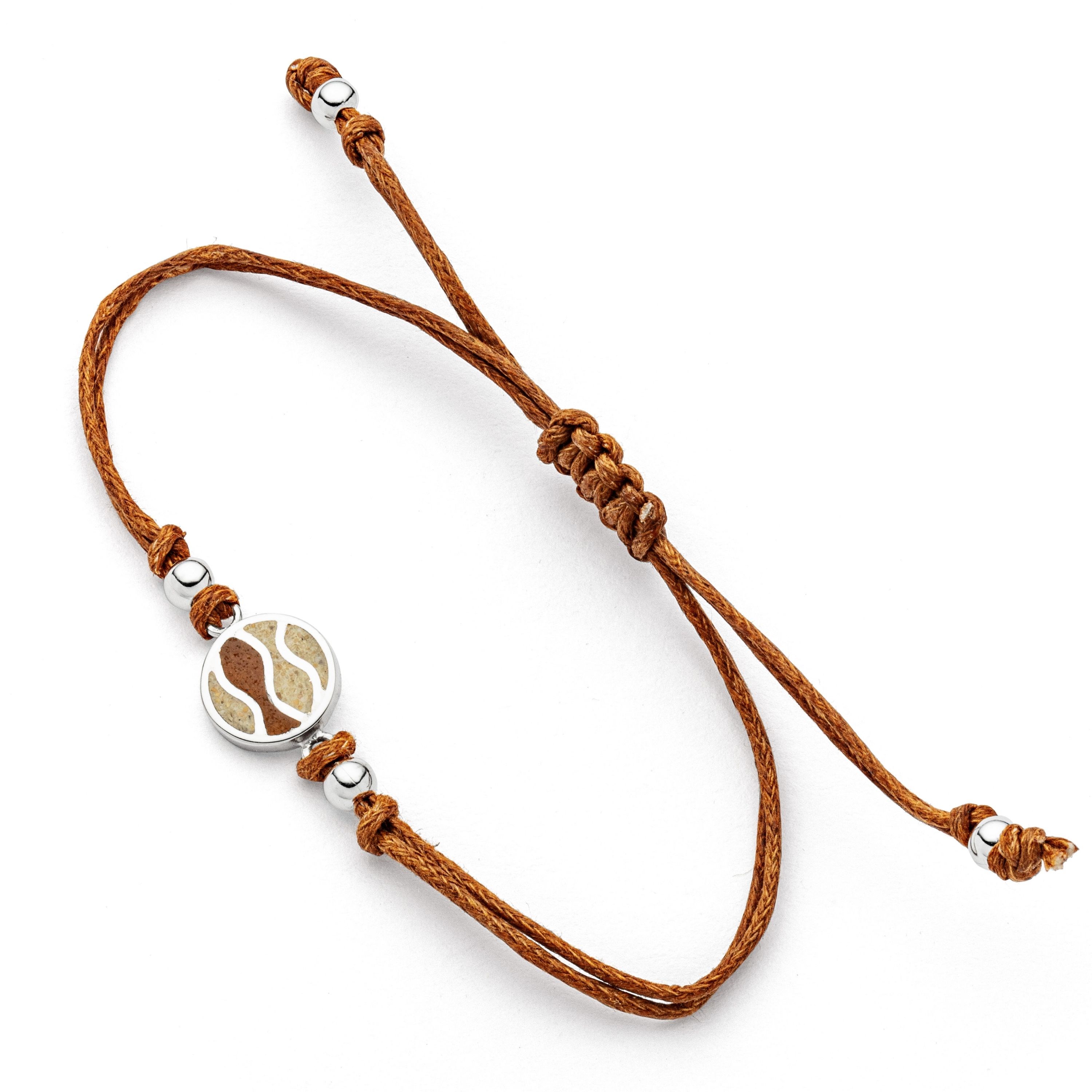 DUR Armband A1893 „Strandwellen“ Strandsand/Bernsteinsand