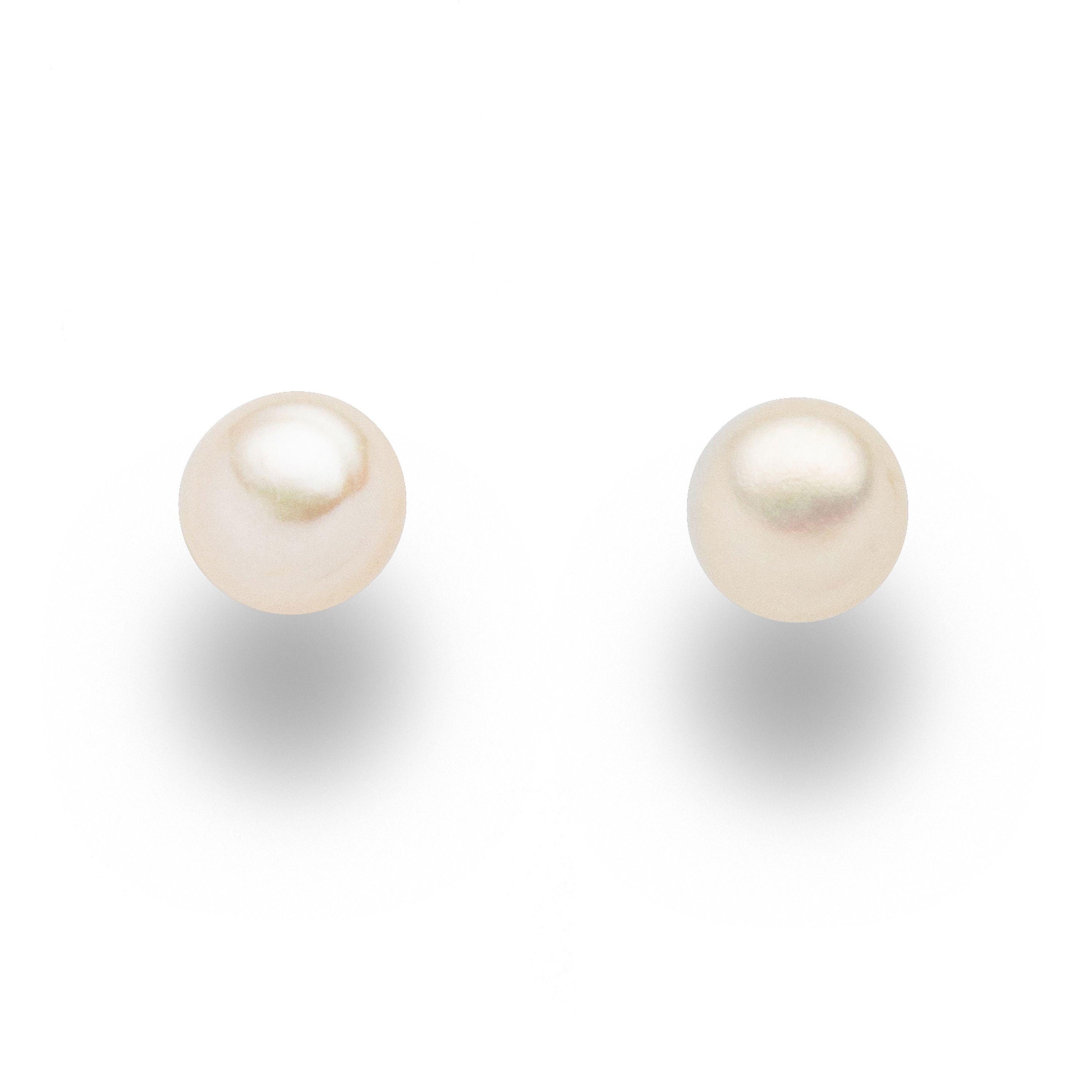 DUR Ohrringe Ohrstecker S1259 „Traumperle" 925er Silber 6 mm