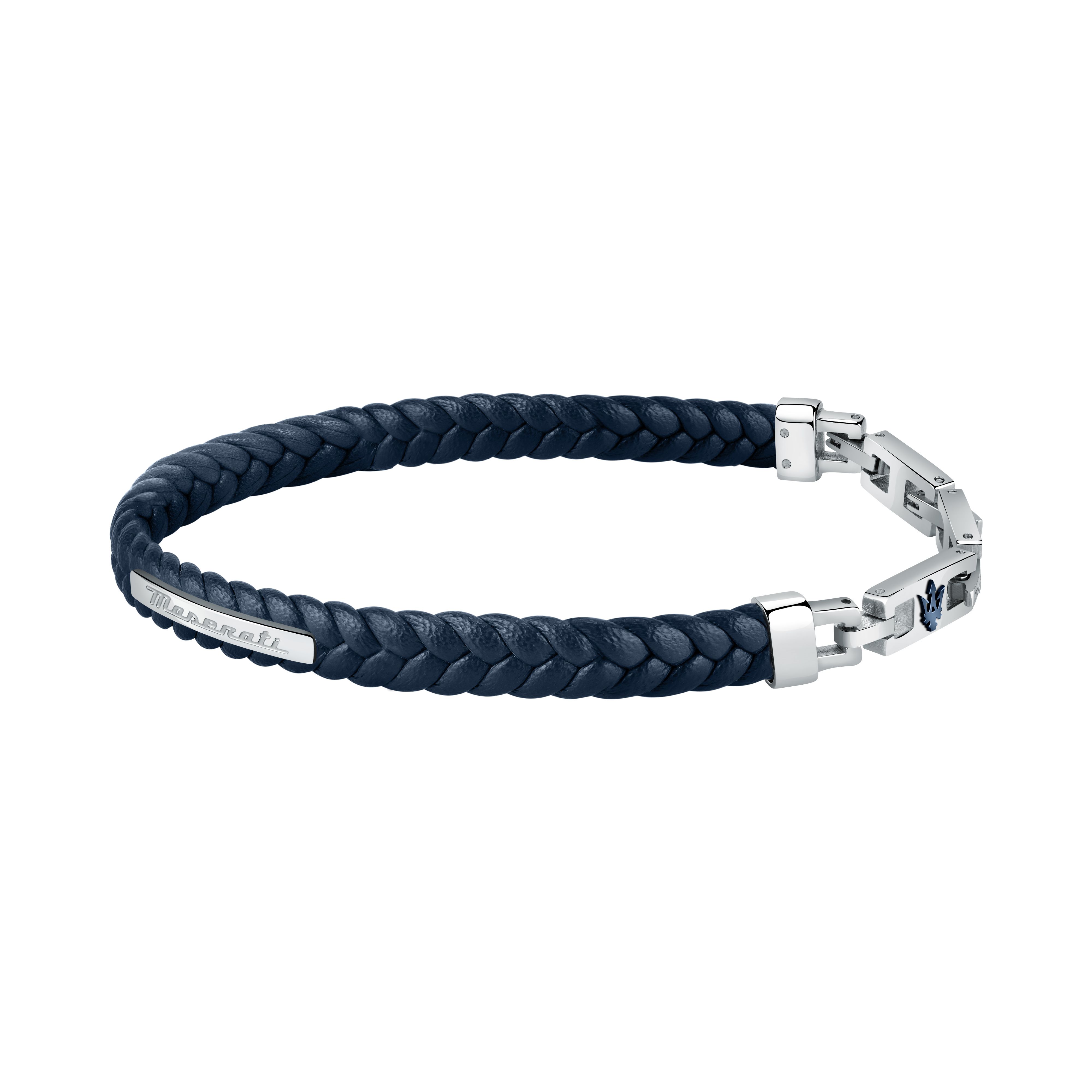 Maserati Iconic JM222AVE04 Armband für Herren Leder Blau