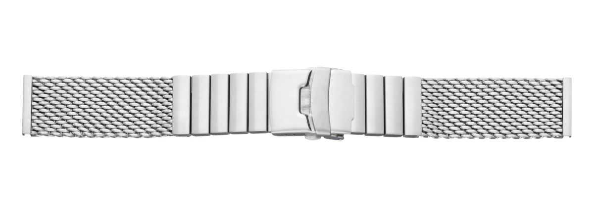 Eichmüller 153 Gliederband Milanaiseband Edelstahl 20,22 oder 24 mm Sicherheitsschliesse