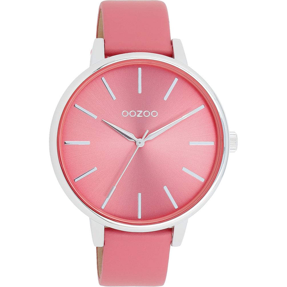 Oozoo Damenuhr C11295 Rosa Lederband 42 mm