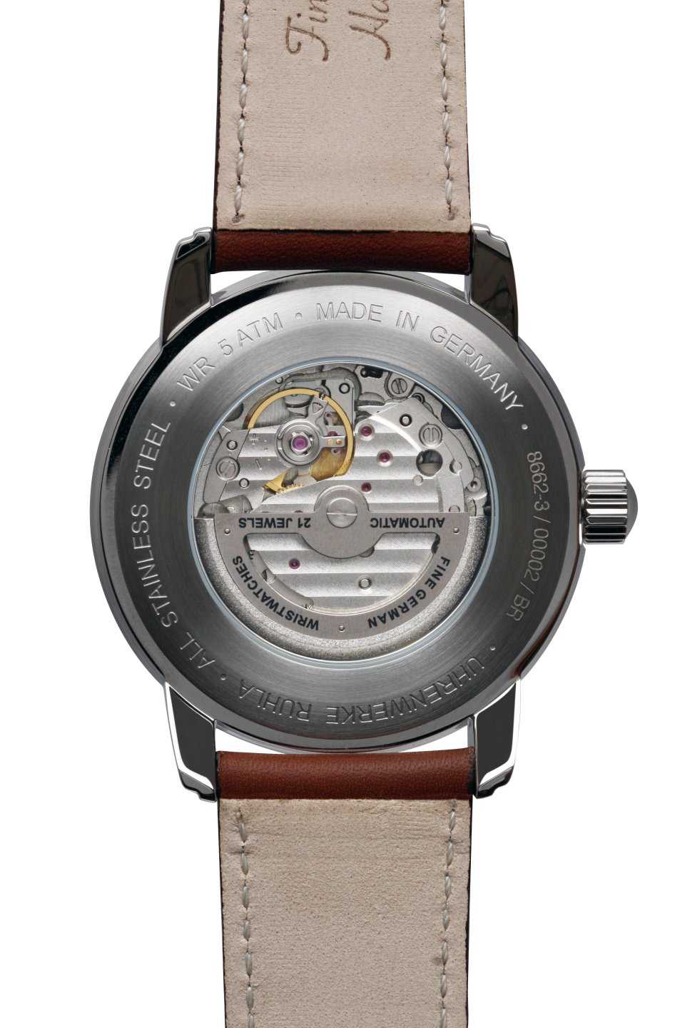 Zeppelin New Captain´s Line Automatikuhr 8662-3 Lederband 43 mm Boden