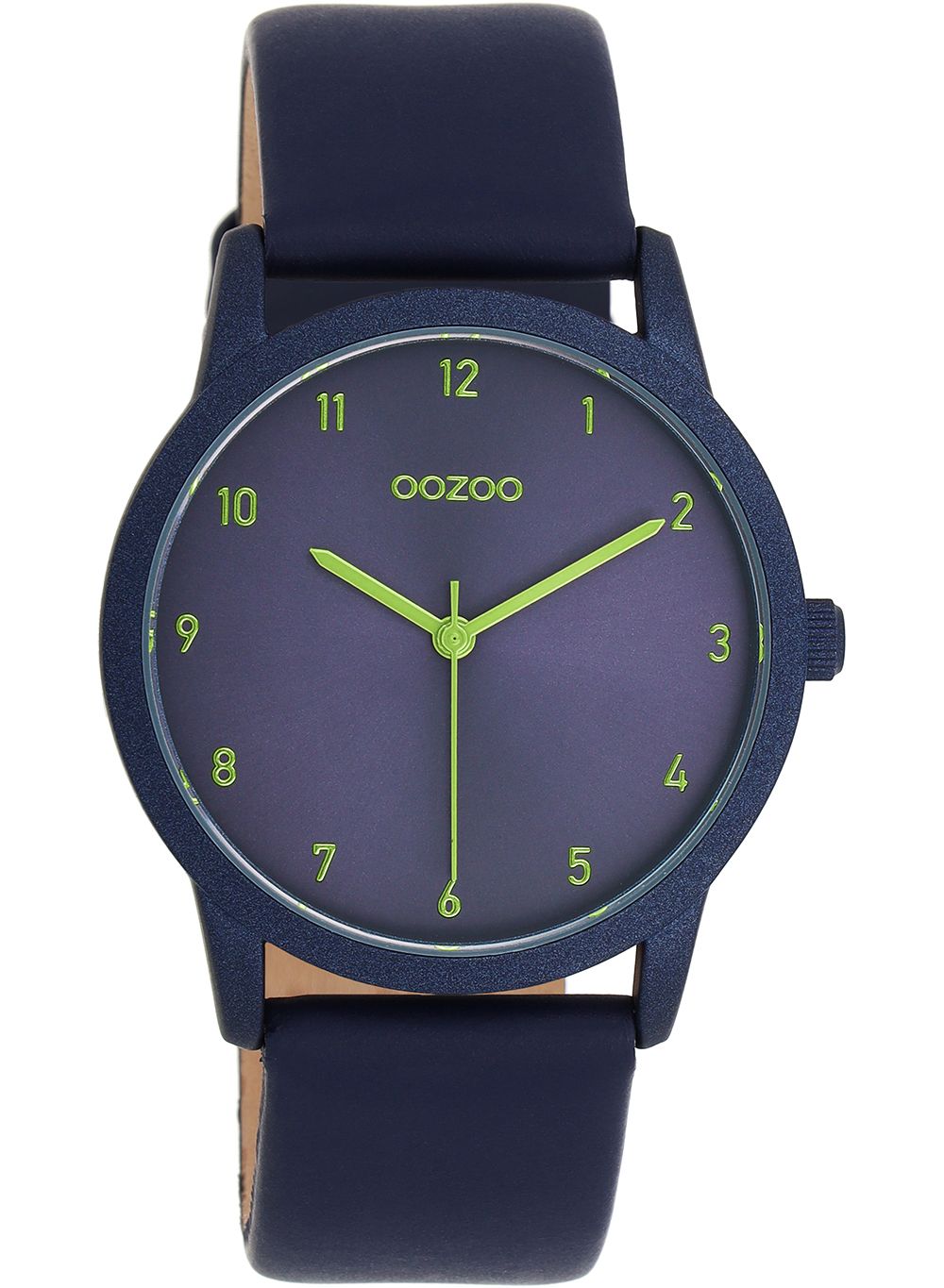 Oozoo Damenuhr C11174 Dunkelblau Lederband 38 mm