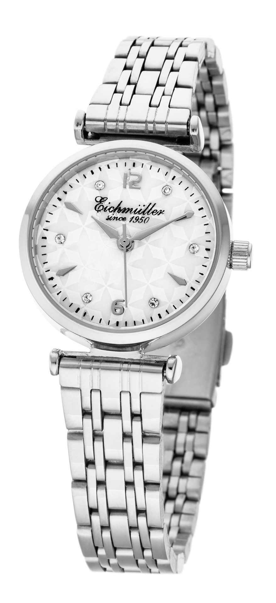 Eichmüller Damenuhr 6029-01 silberfarben Metallband 29 mm