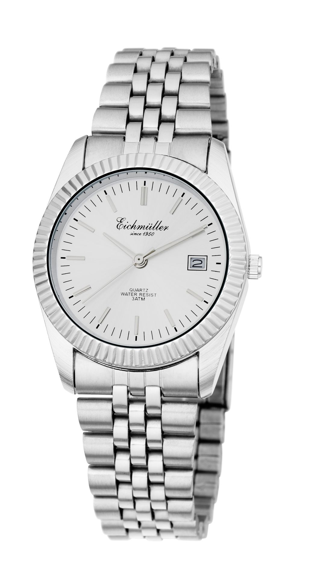 Eichmüller Damenuhr 7083-04 Silbern Metallband 35 mm