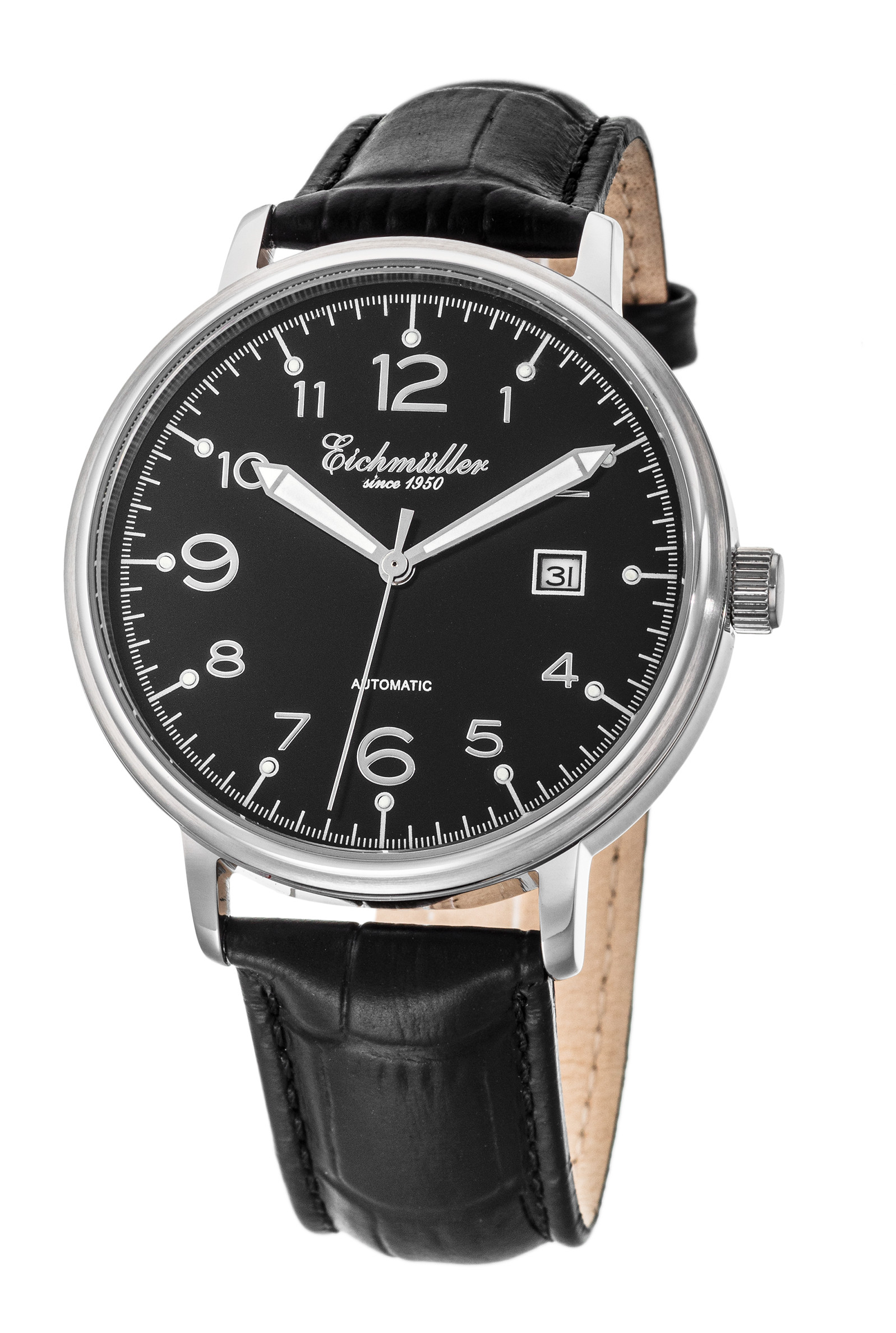 Eichmüller Stationsklok Herenhorloge met Milanaise Horlogeband 40 mm Eichmüller Stationsklok Herenhorloge met Milanaise Horlogeband 40 mm
