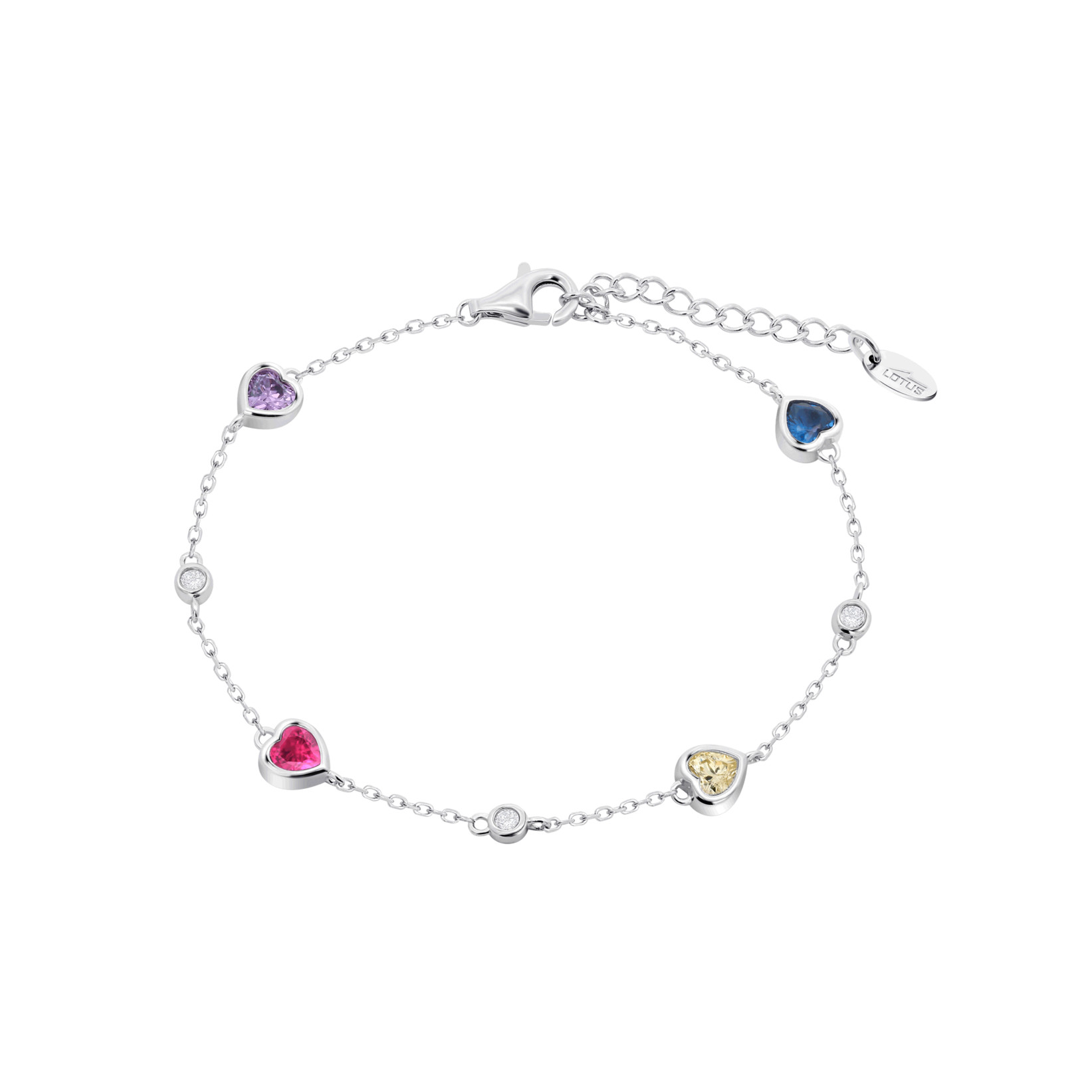 Lotus Silver Forever Hearts LP3925-2/2 Armkette Zirkonia 16+3 cm