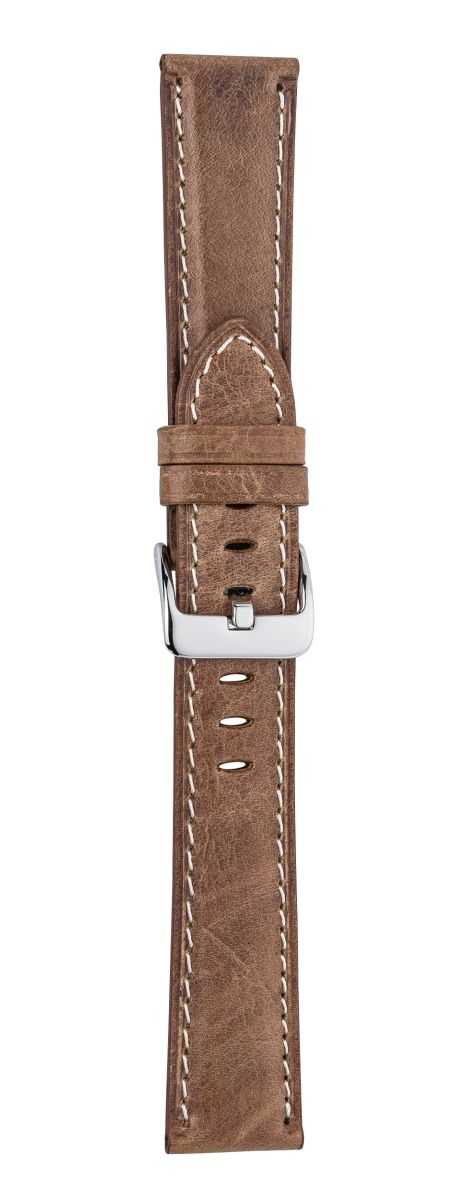 752 Eichmüller 752 Lederband Uhrenband 18,20 oder 22 mm braun Vintage-Look Dornschliesse