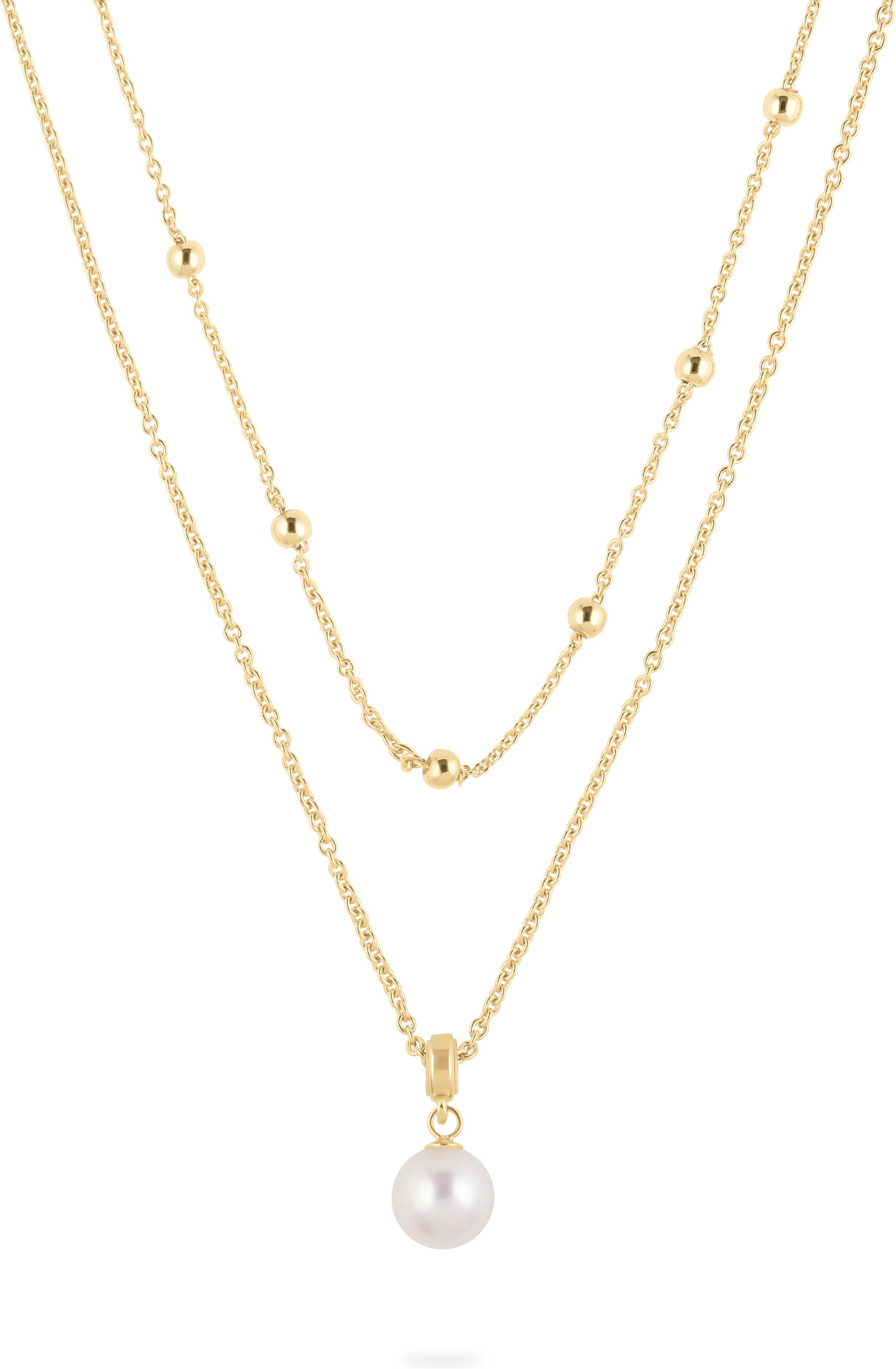 JETTE Joy 88601718 Halskette für Damen Vergoldet mit Perle JETTE Joy 88601718 Halskette für Damen Vergoldet mit Perle