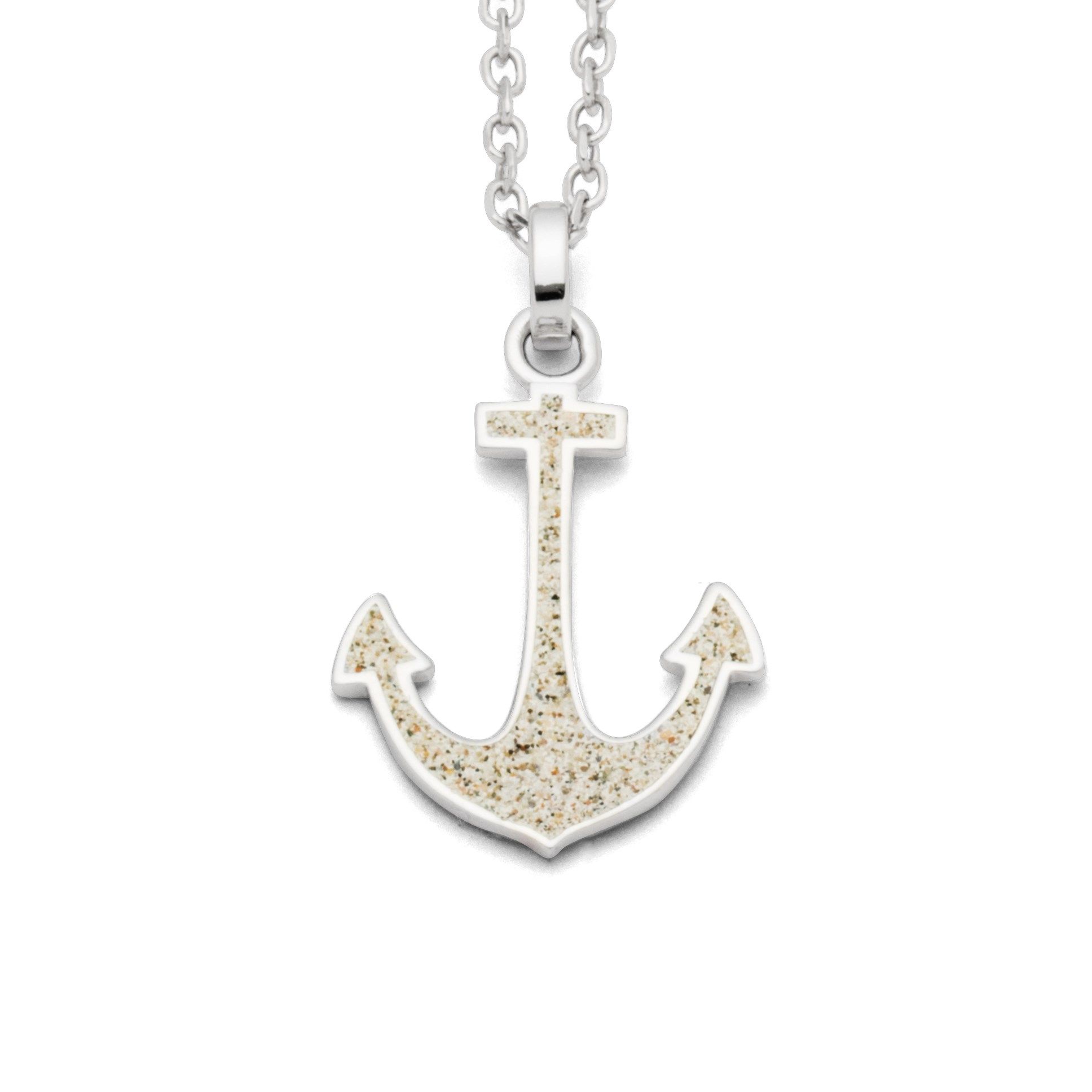 DUR Anhänger P3060 „Sandanker" Silber Strandsand 20x35 mm DUR Anhänger P3060 „Sandanker" Silber Strandsand 20x35 mm