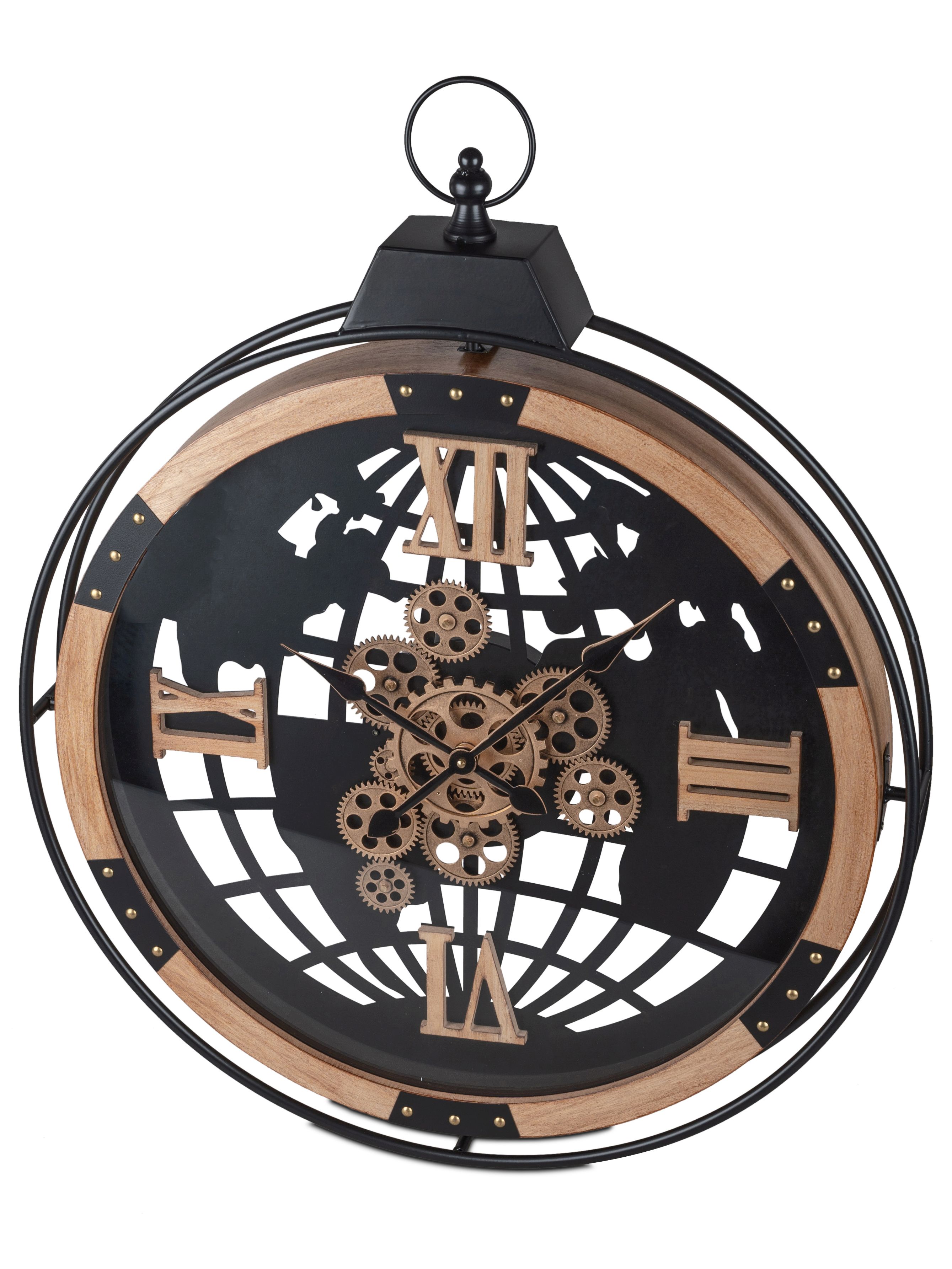 Formano Antiklook Große Wanduhr 676580 Skelettiert 66x82 cm  Formano Antiklook Große Wanduhr 676580 Skelettiert 66x82 cm