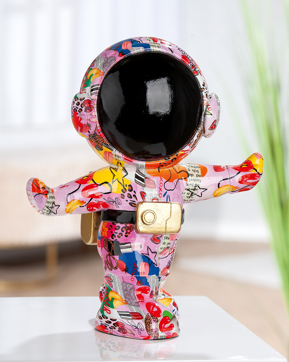 Gilde Dekoobjekt Astronaut "Ooh Lala" 62757 Kunstharz - 30 cm