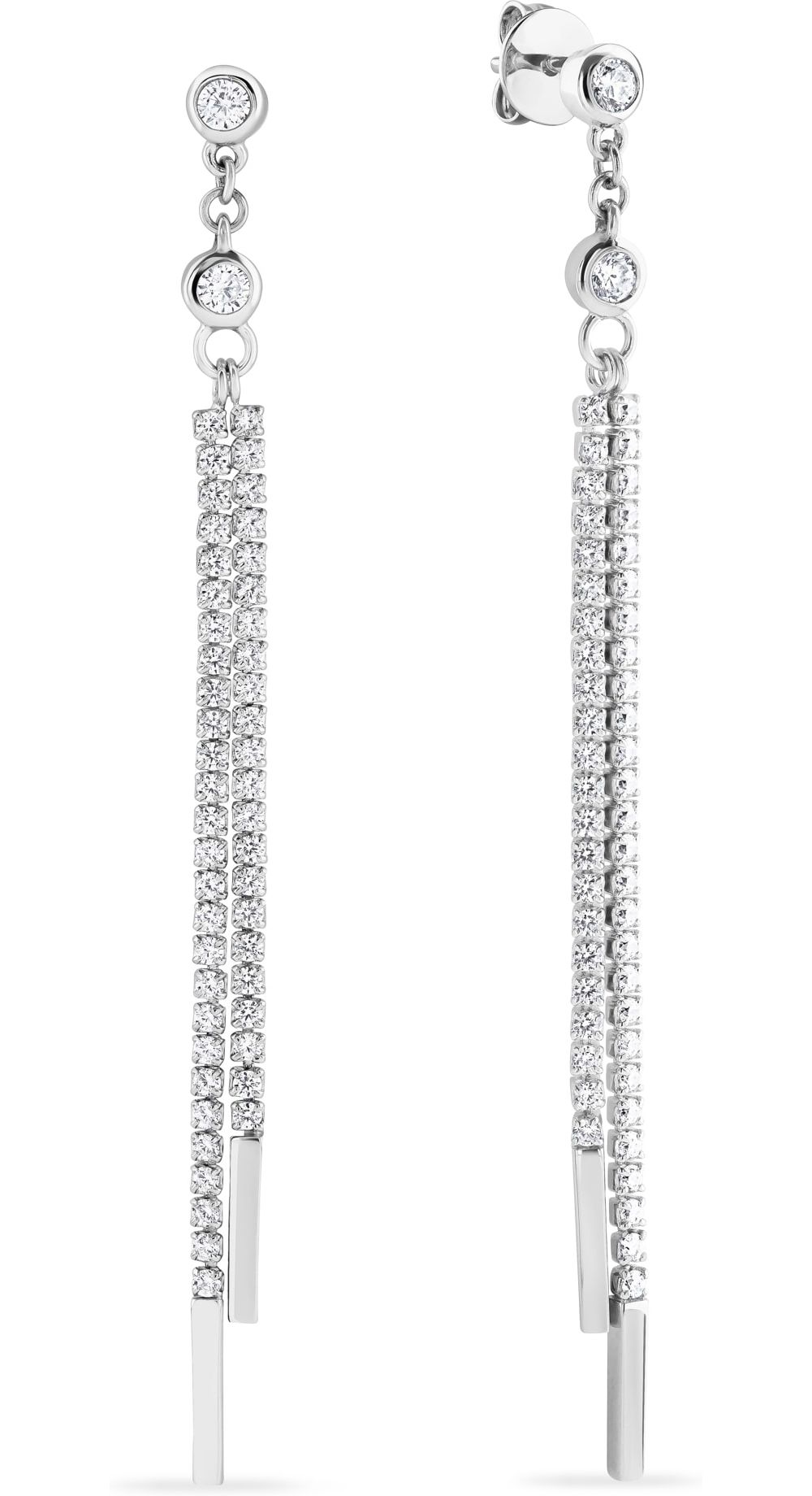 JETTE Glam Soul 88637461 Ohrringe für Damen Silber Zirkonia JETTE Glam Soul 88637461 Ohrringe für Damen Silber Zirkonia