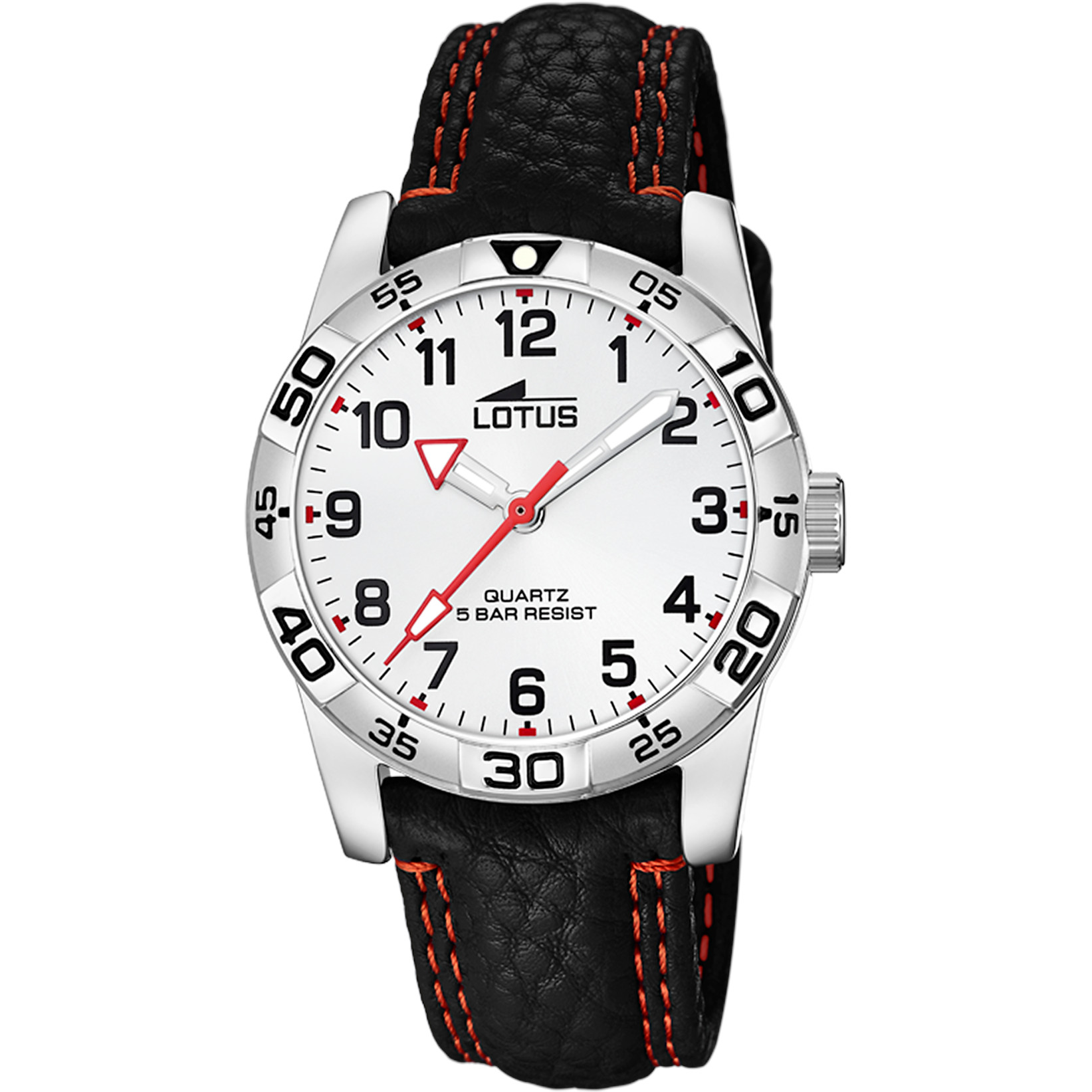 Lotus Jugenduhr 18665-1 Silbern Lederband 34 mm Lotus Jugenduhr 18665-1 Silbern Lederband 34 mm