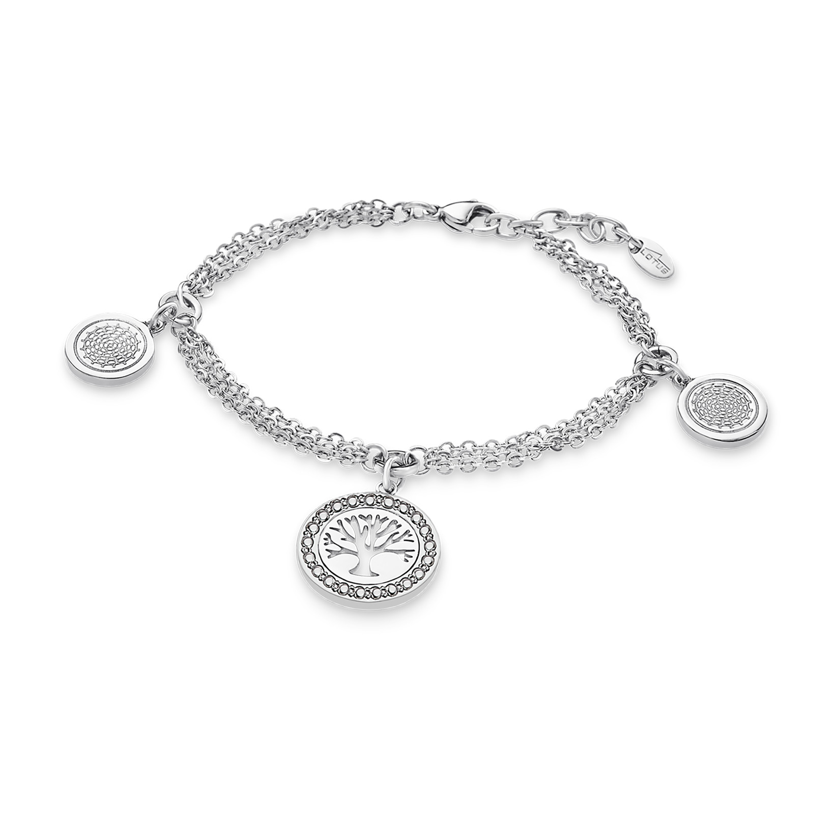 Lotus Style LS1869-2/1 Armkette Tree of Life Zirkonia 18+2 cm