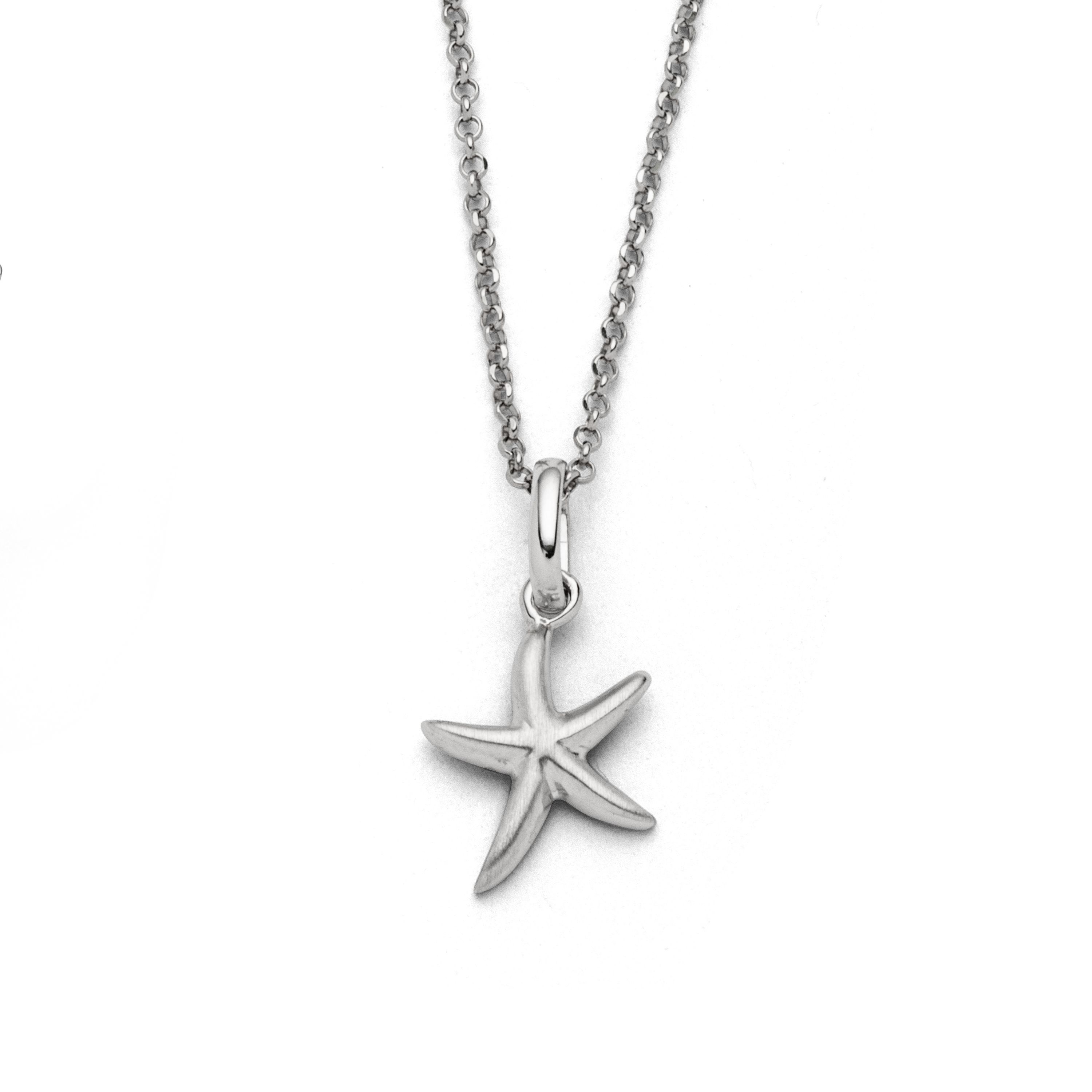 DUR Halskette K3017 „Seestern“ 925 Silber 45 cm