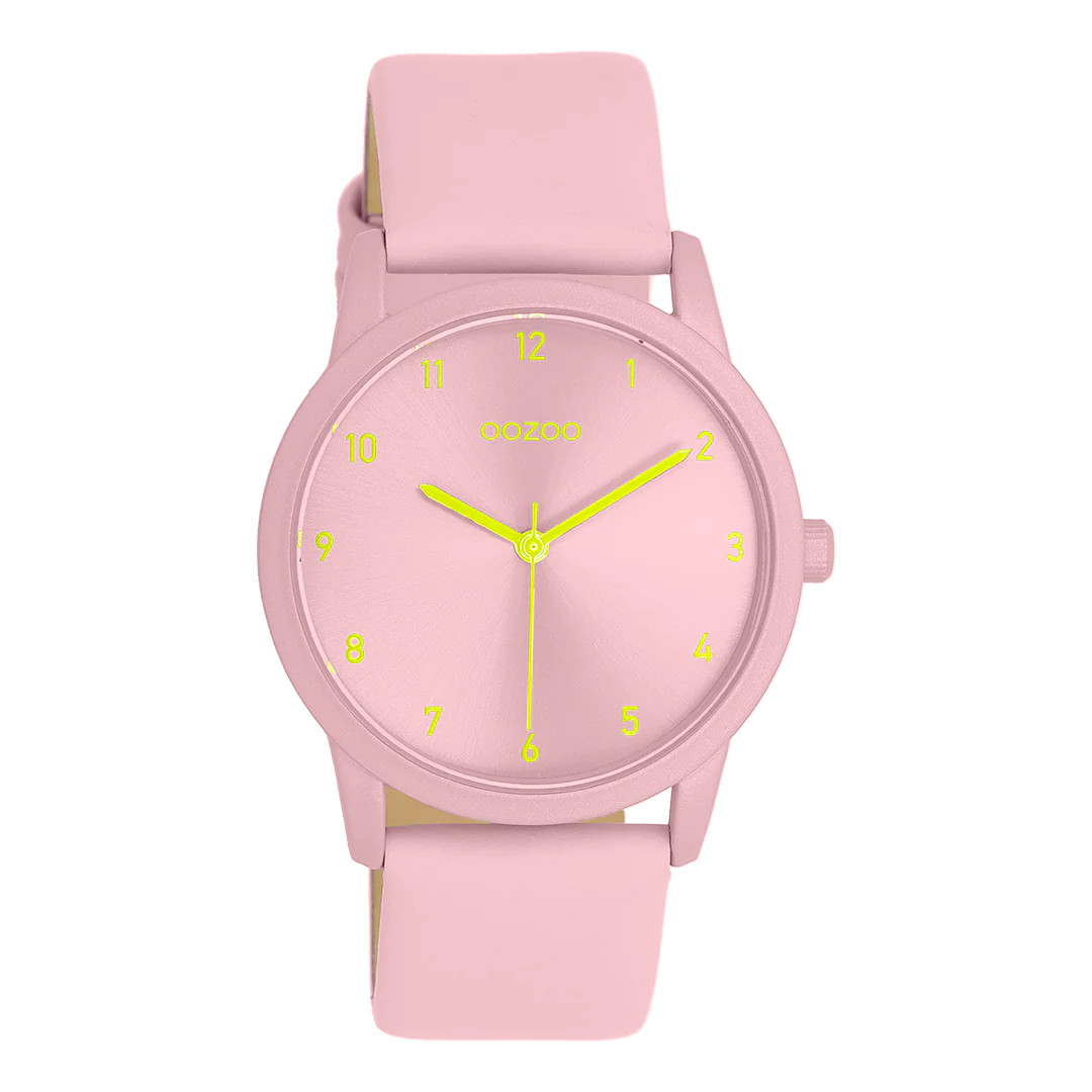 Oozoo Damenuhr C11464 Rosa Lederband 38 mm