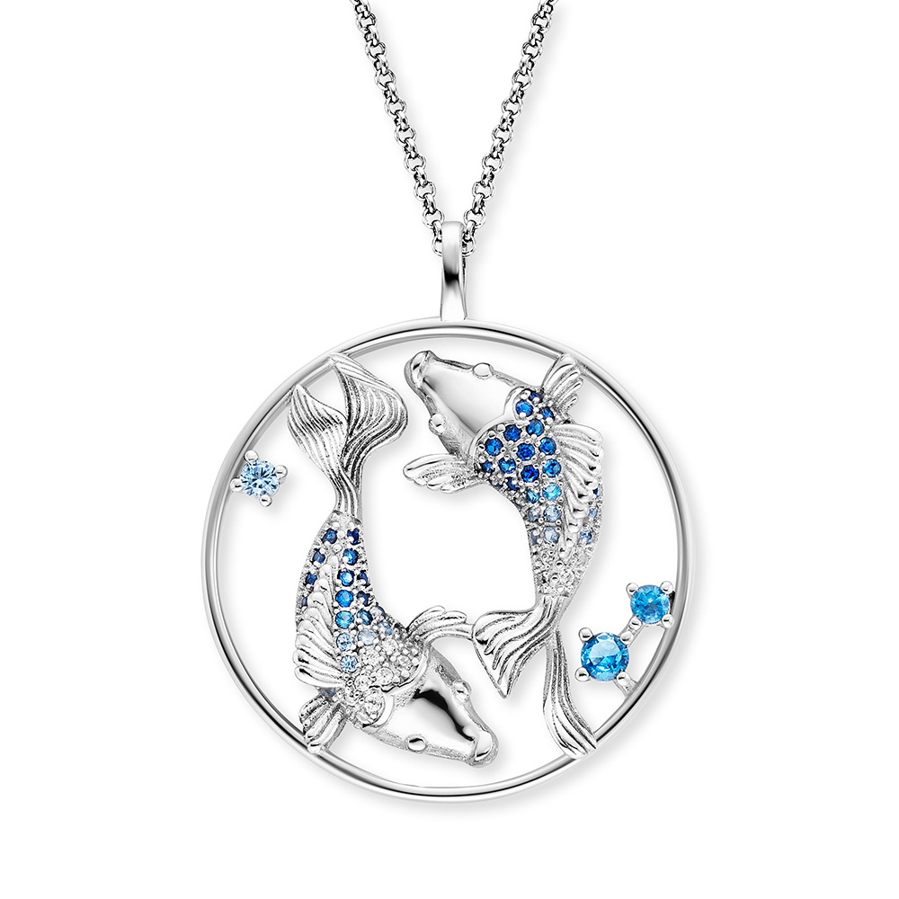 Engelsrufer Halskette Yin Yang Fische - 925 Silber - 42+8 cm Engelsrufer Halskette Yin Yang Fische - 925 Silber - 42+8 cm