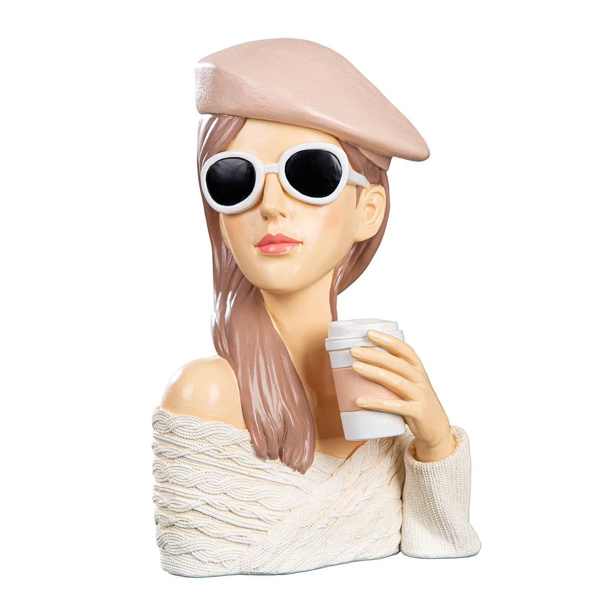 Gilde Dekoobjekt 60765 "Lady Adeline" Kunstharz - 17,5 x 28 cm