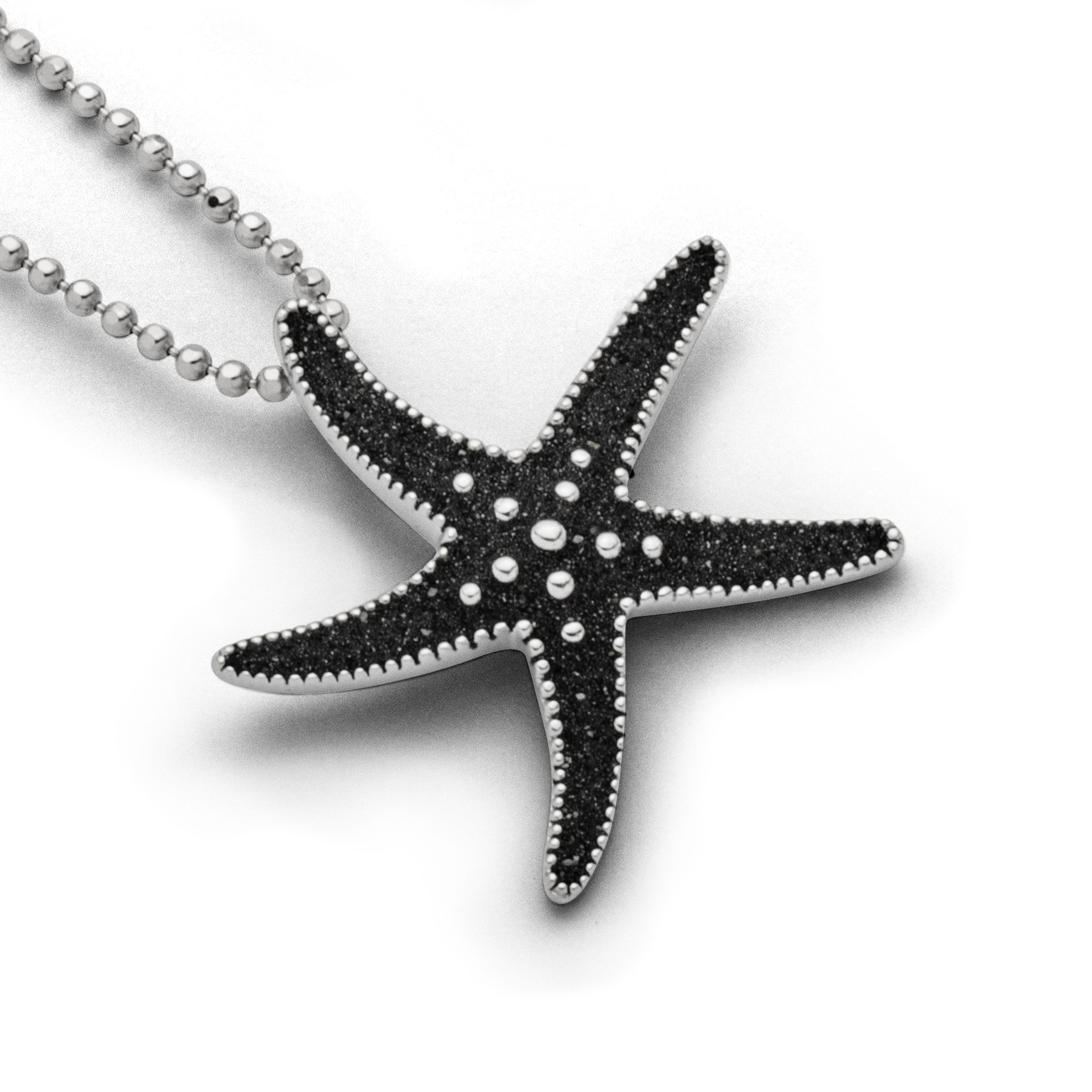 DUR Anhänger P2906 „Seestern" Lavasand 925er Silber 33 mm DUR Anhänger P2906 „Seestern" Lavasand 925er Silber 33 mm