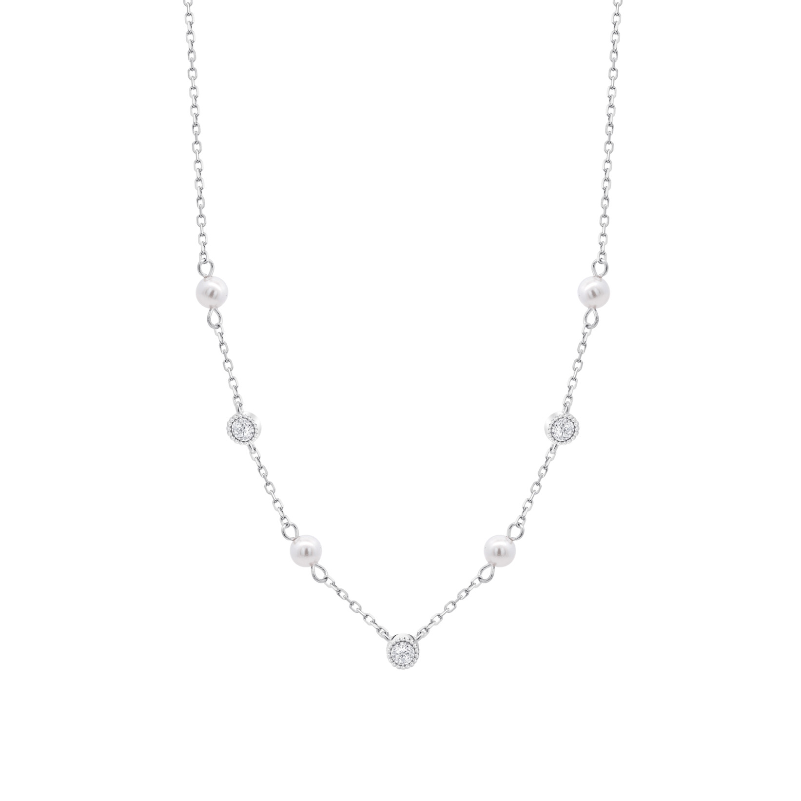 Lotus Silver Pearls Halskette LP3411-1/1 für Damen Silber 42+3 cm