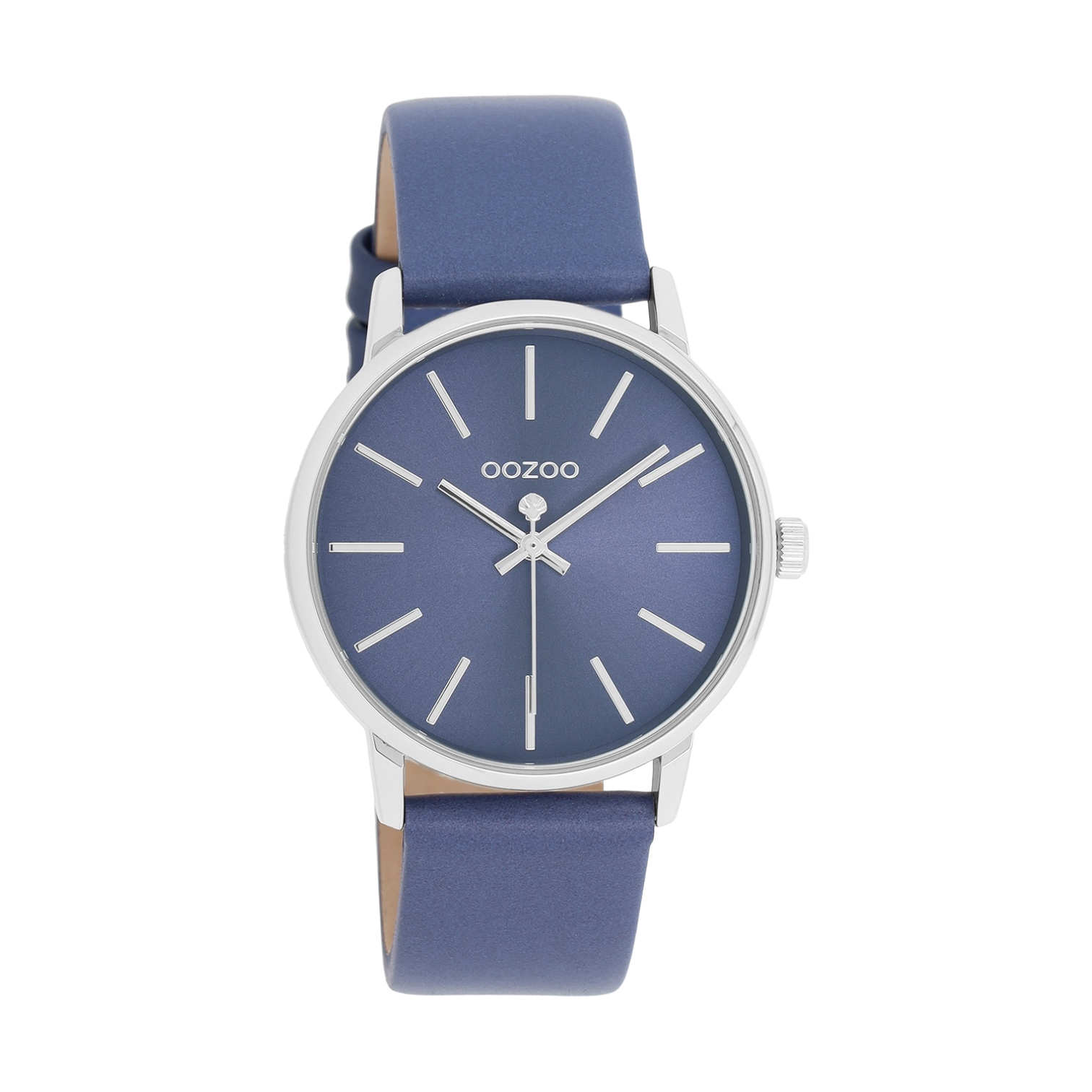 Oozoo Damenuhr C11064 Navyblau Lederband 36 mm