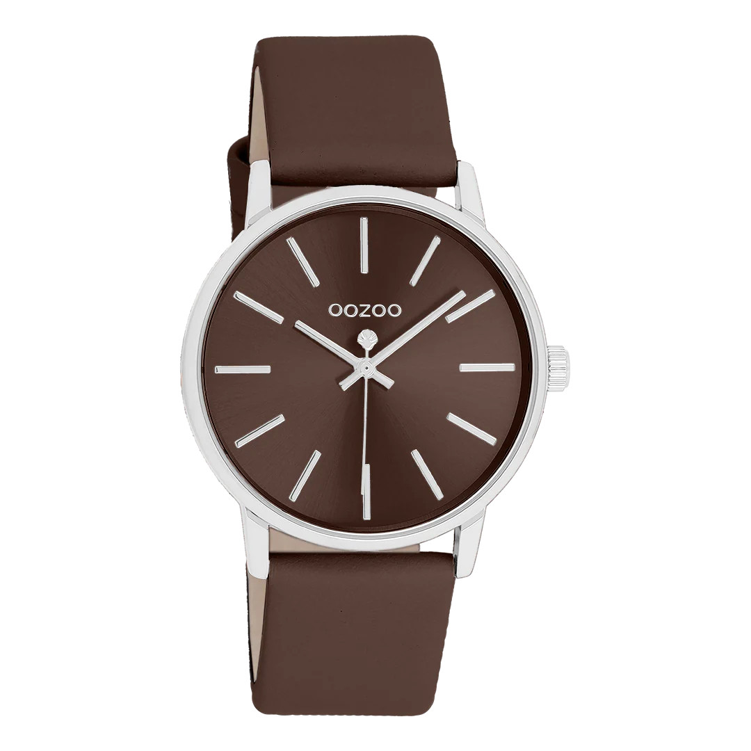Oozoo Damenuhr C11654 Schokobraun Lederband 36 mm