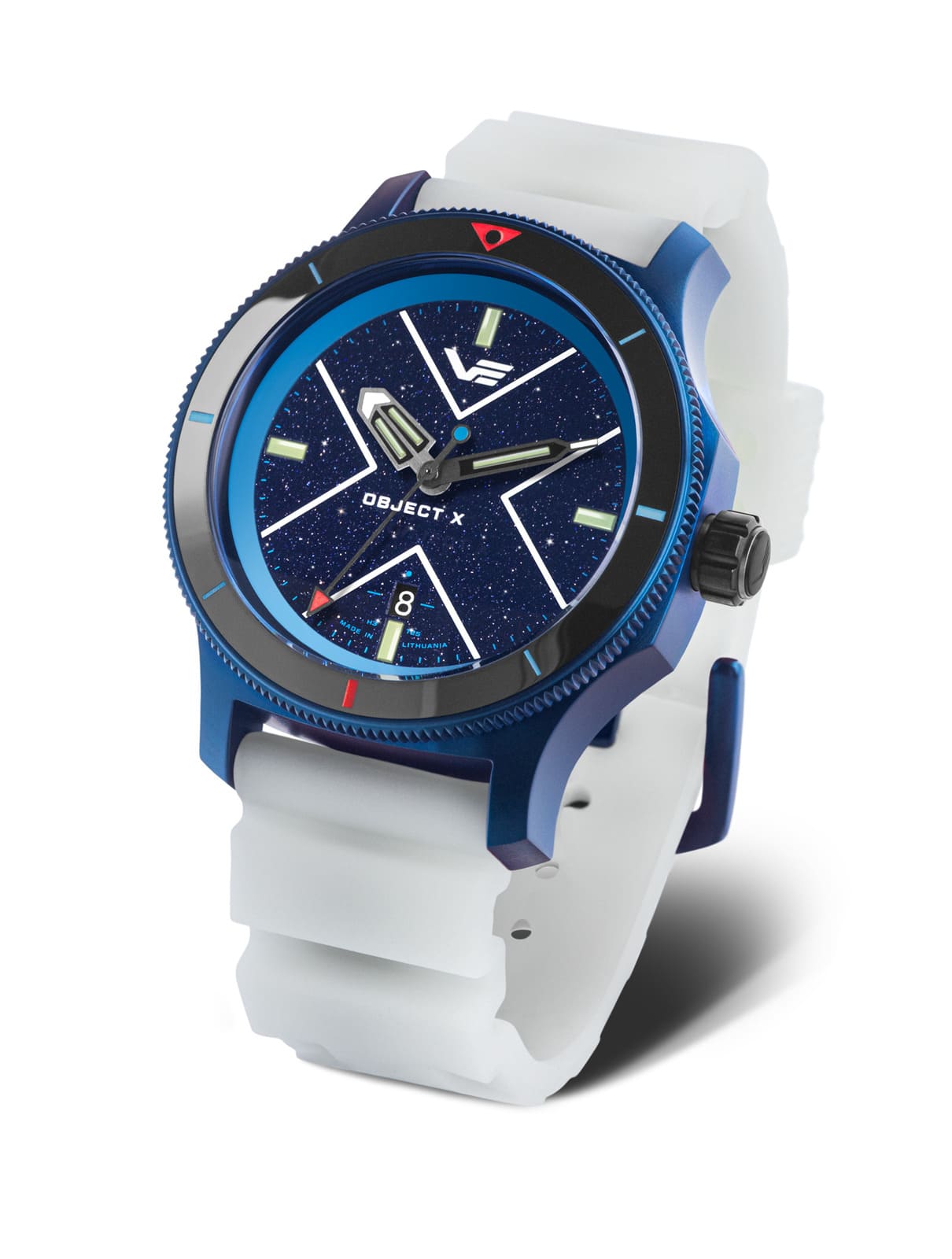Vostok Europe Object X Limited Edition 599E776-S – Automatikuhr Aventurin Blau 48 mm 20 ATM