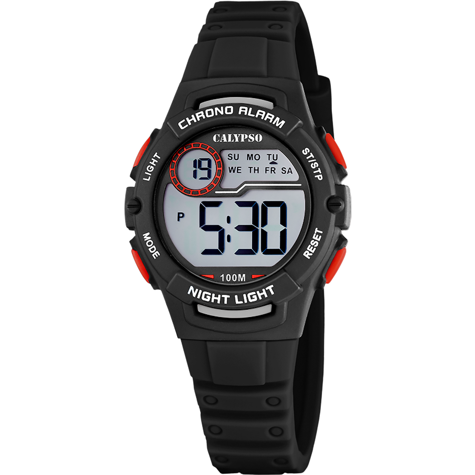 Calypso Junior Digitaluhr K5852-6 – Schwarz 33 mm 10 Bar