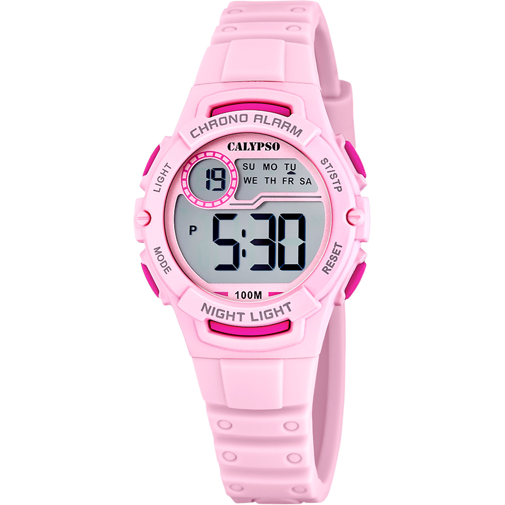 Calypso Junior Digitaluhr K5852-1 – Rosa 33 mm 10 Bar