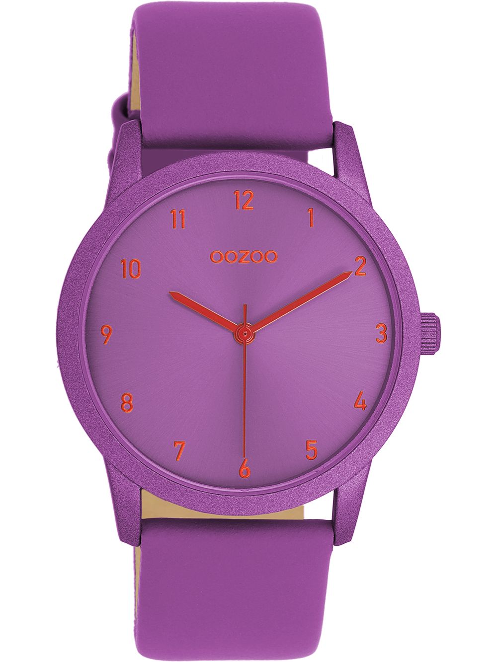 Oozoo Damenuhr C11173 Lila Lederband 38 mm